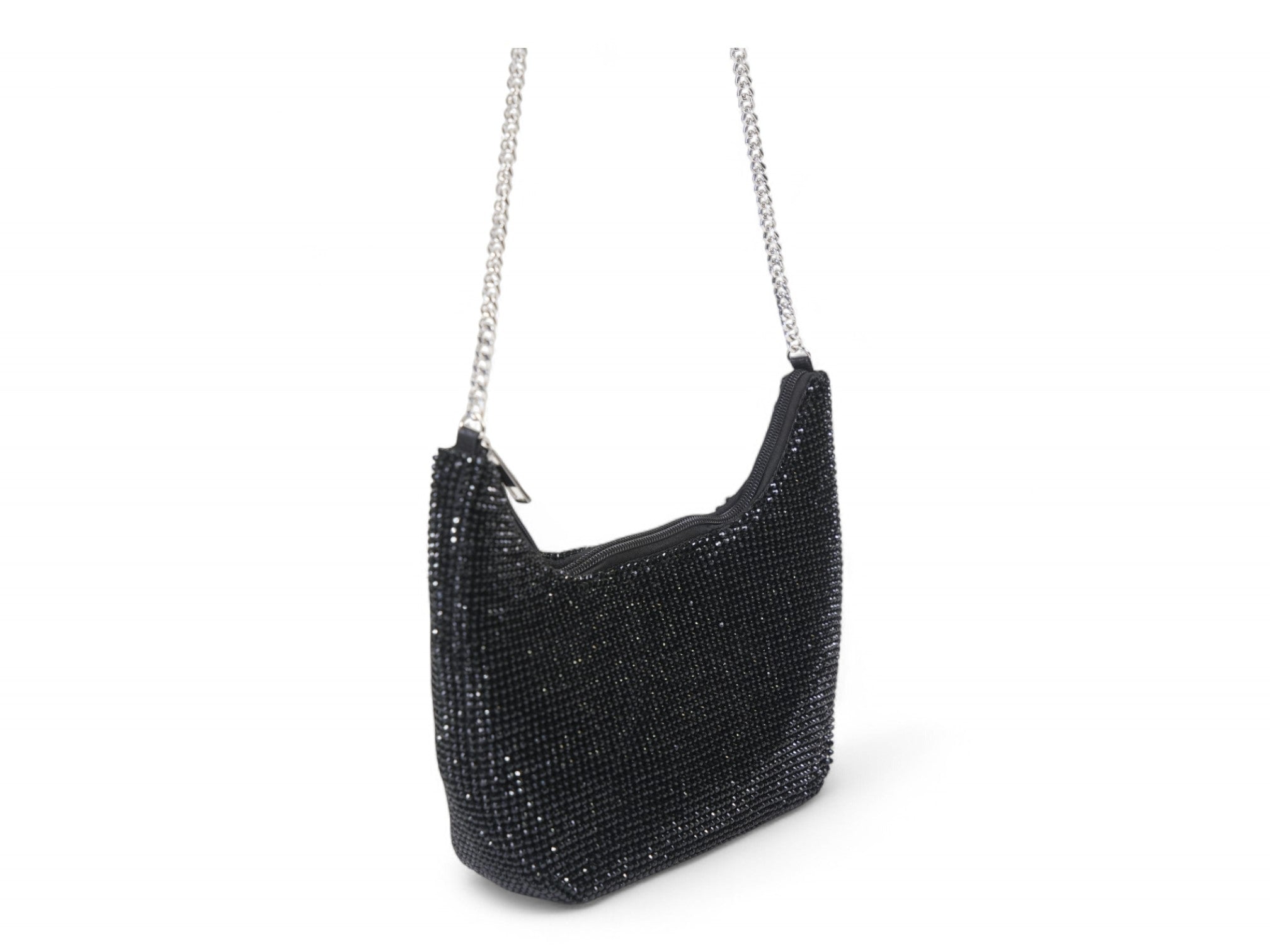 Black Stone Satchel Bag