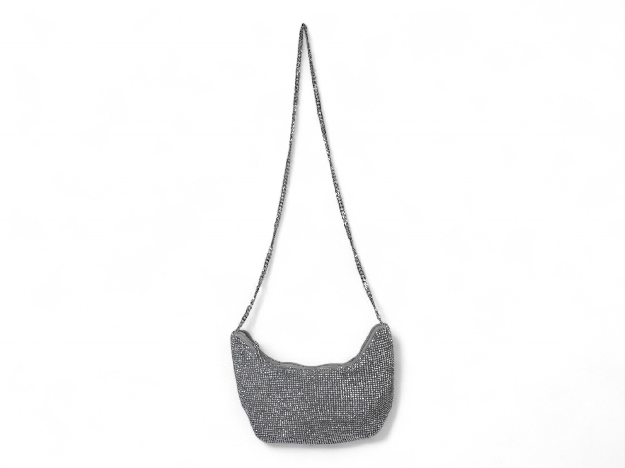 Silver Stone Satchel Bag