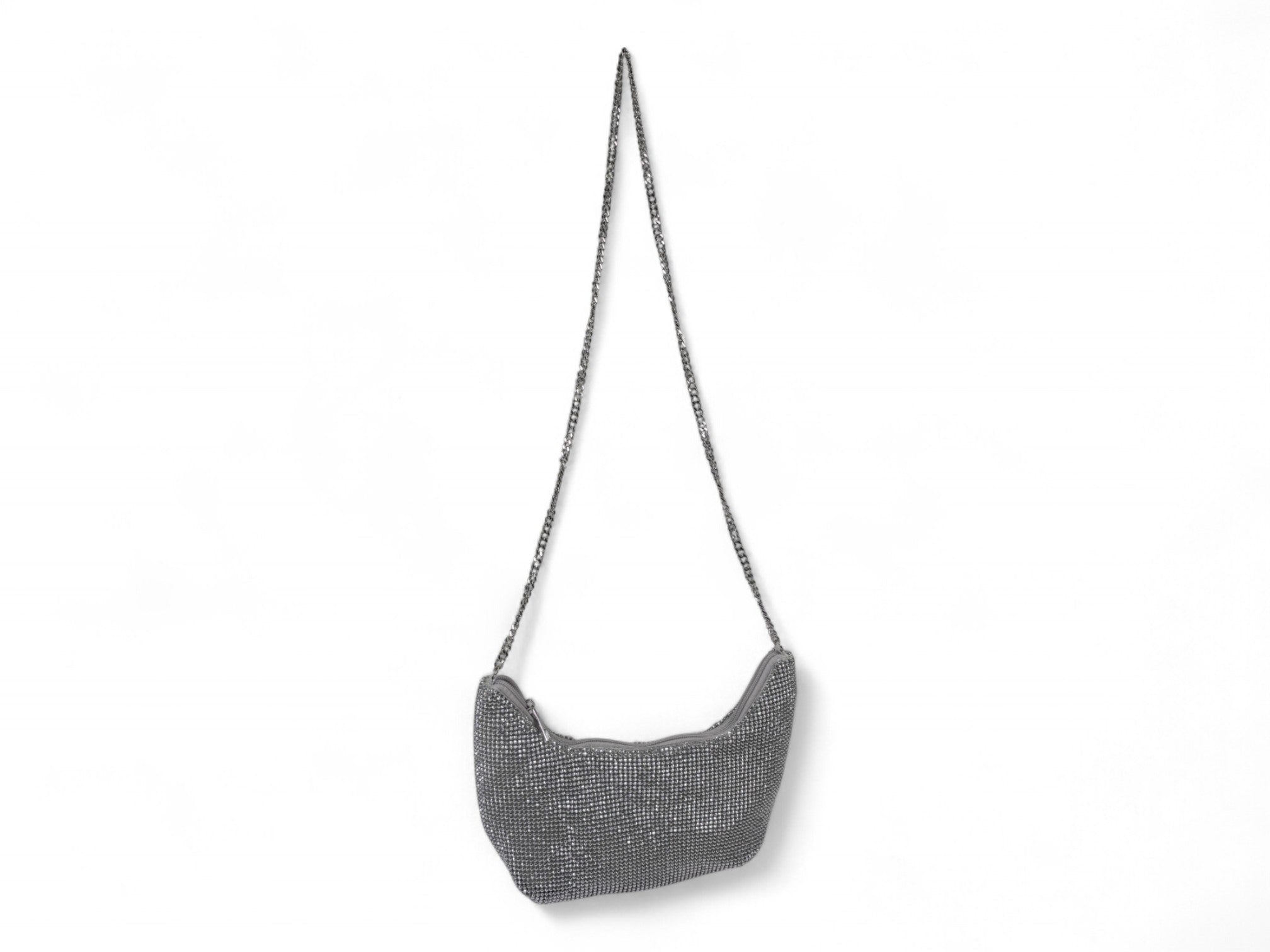 Silver Stone Satchel Bag