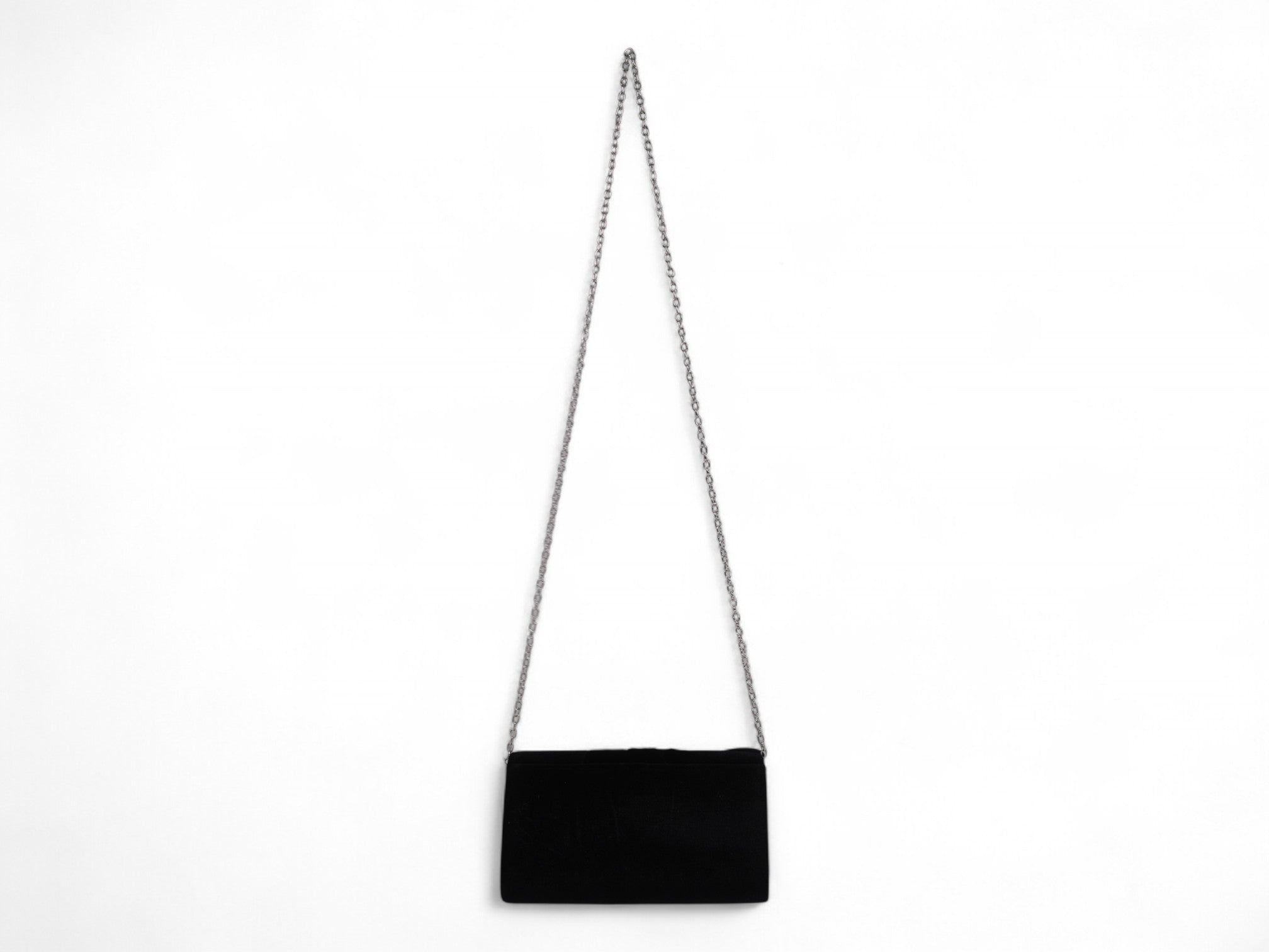 Black Velvet Knot Clutch