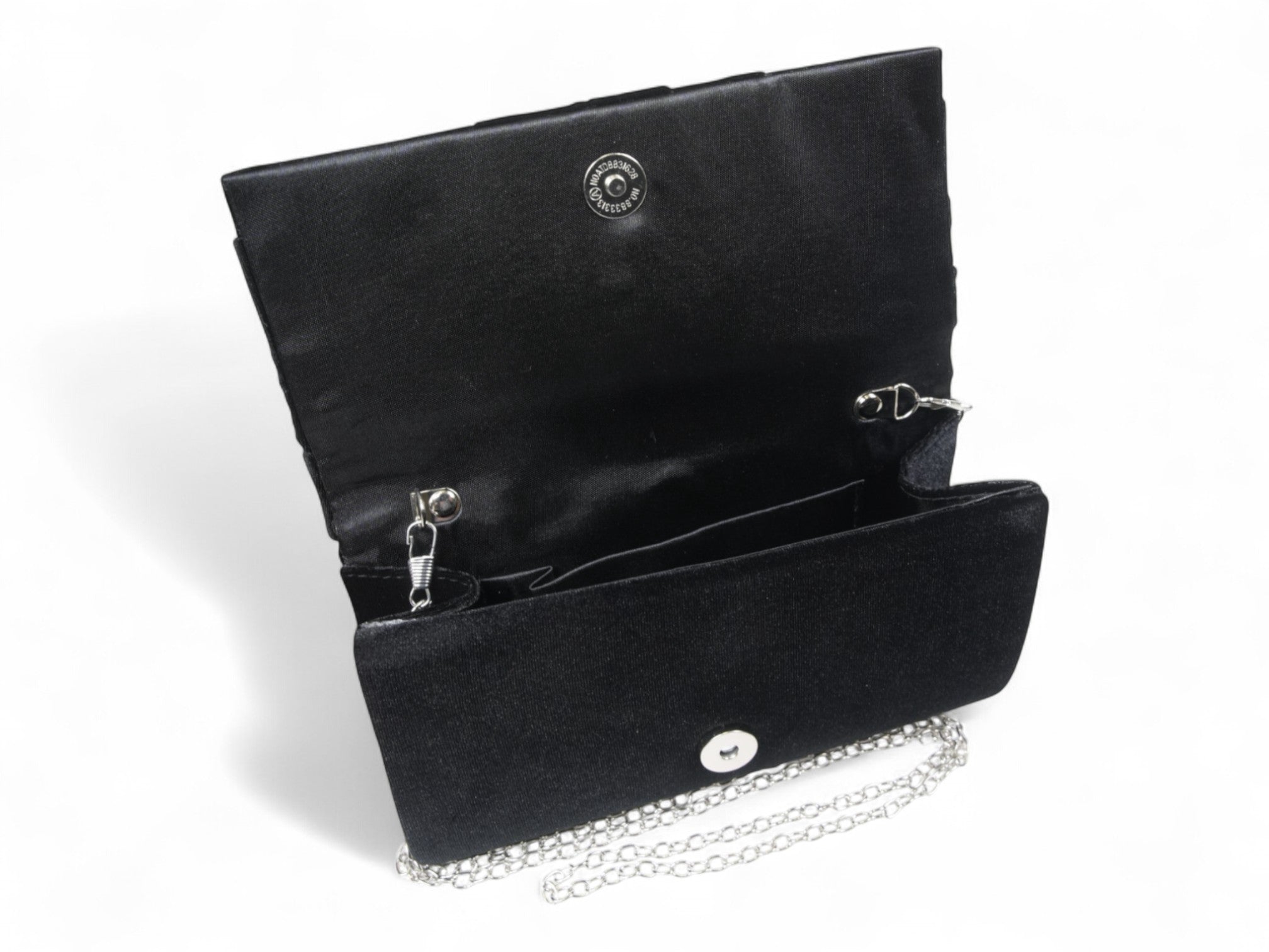Black Velvet Knot Clutch