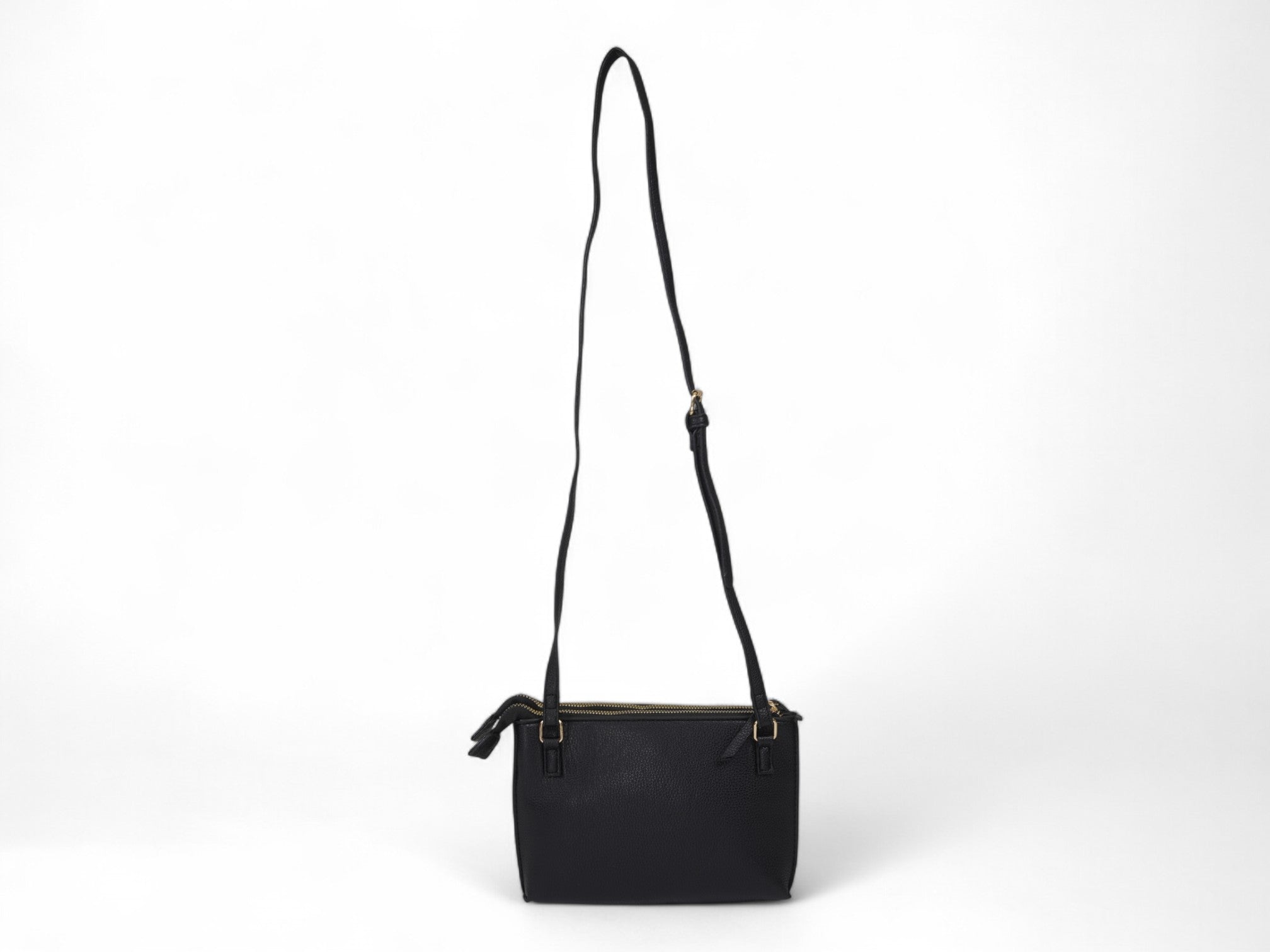 Black Triple Compartment Bag