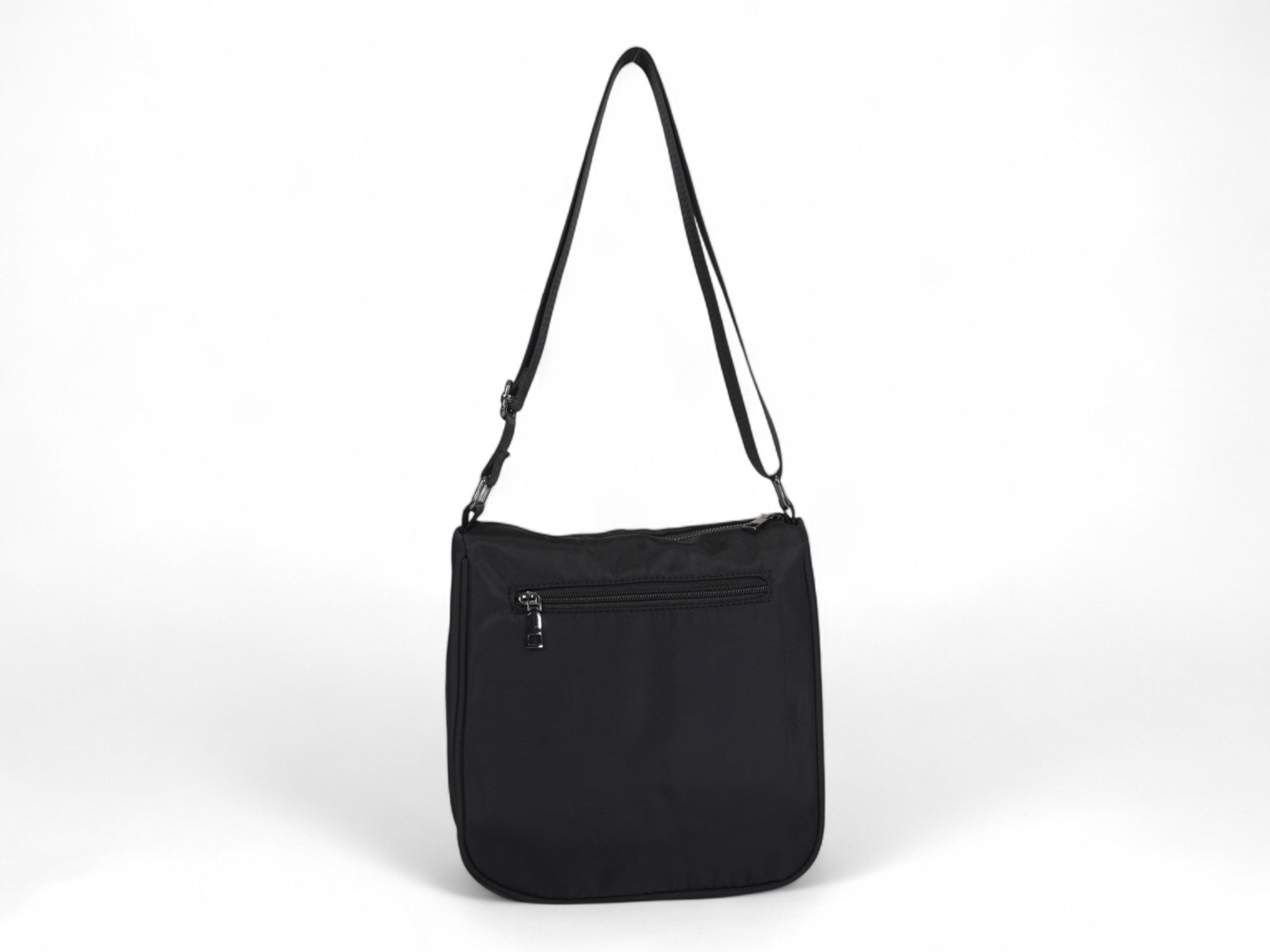 Black Nylon Crossbody