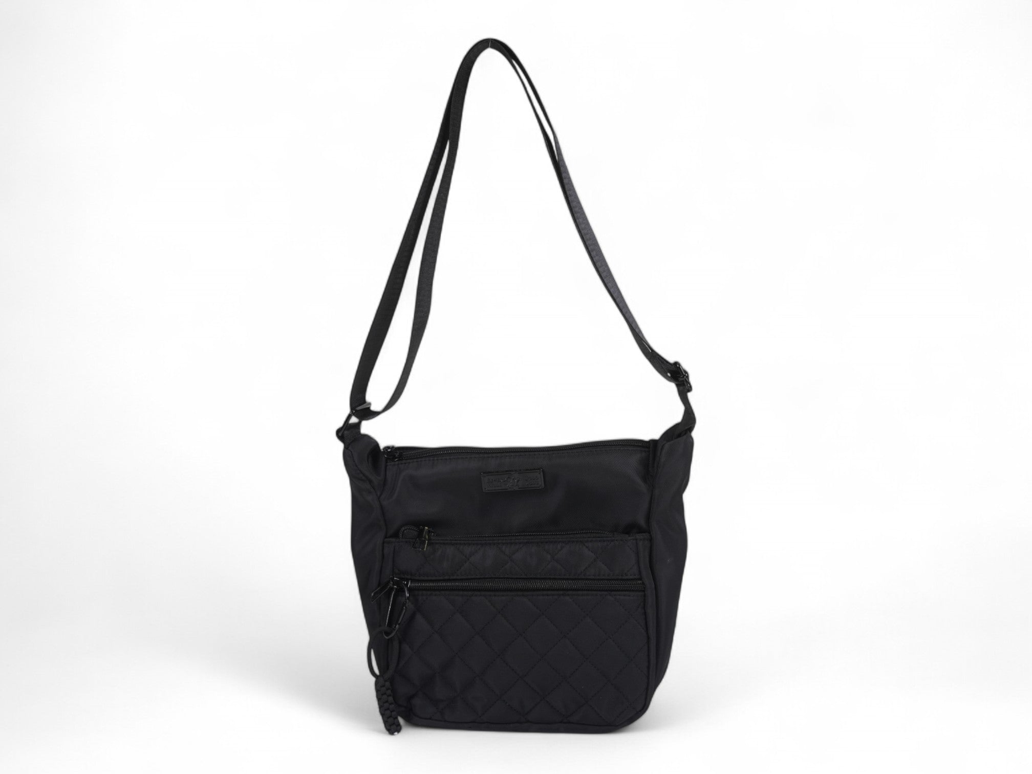 Black Nylon Crossbody Bag