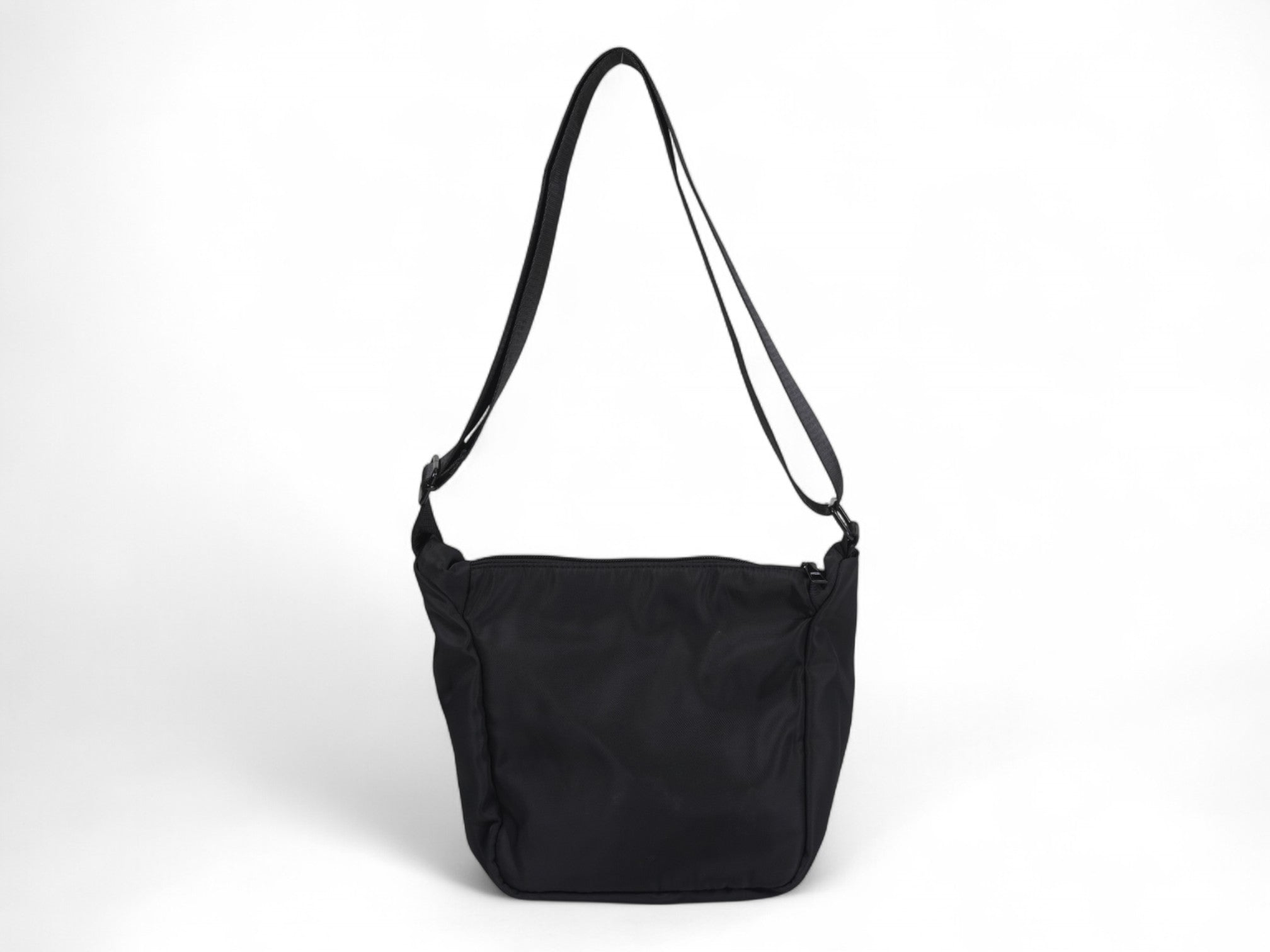 Black Nylon Crossbody Bag
