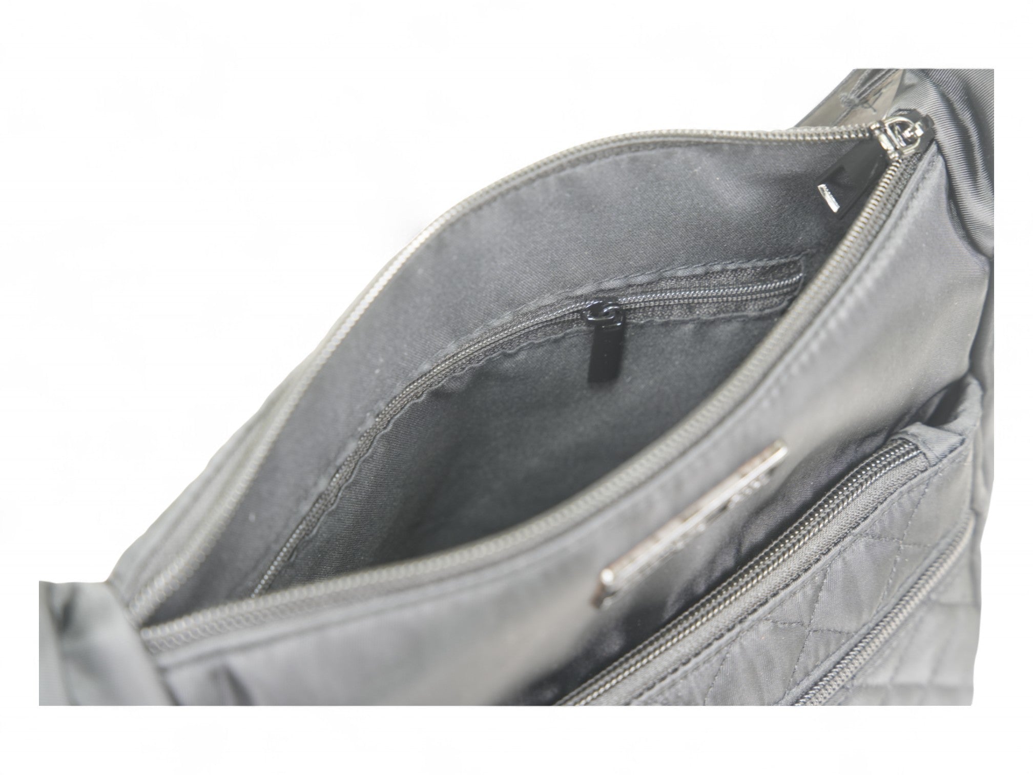 Black Nylon Crossbody Bag