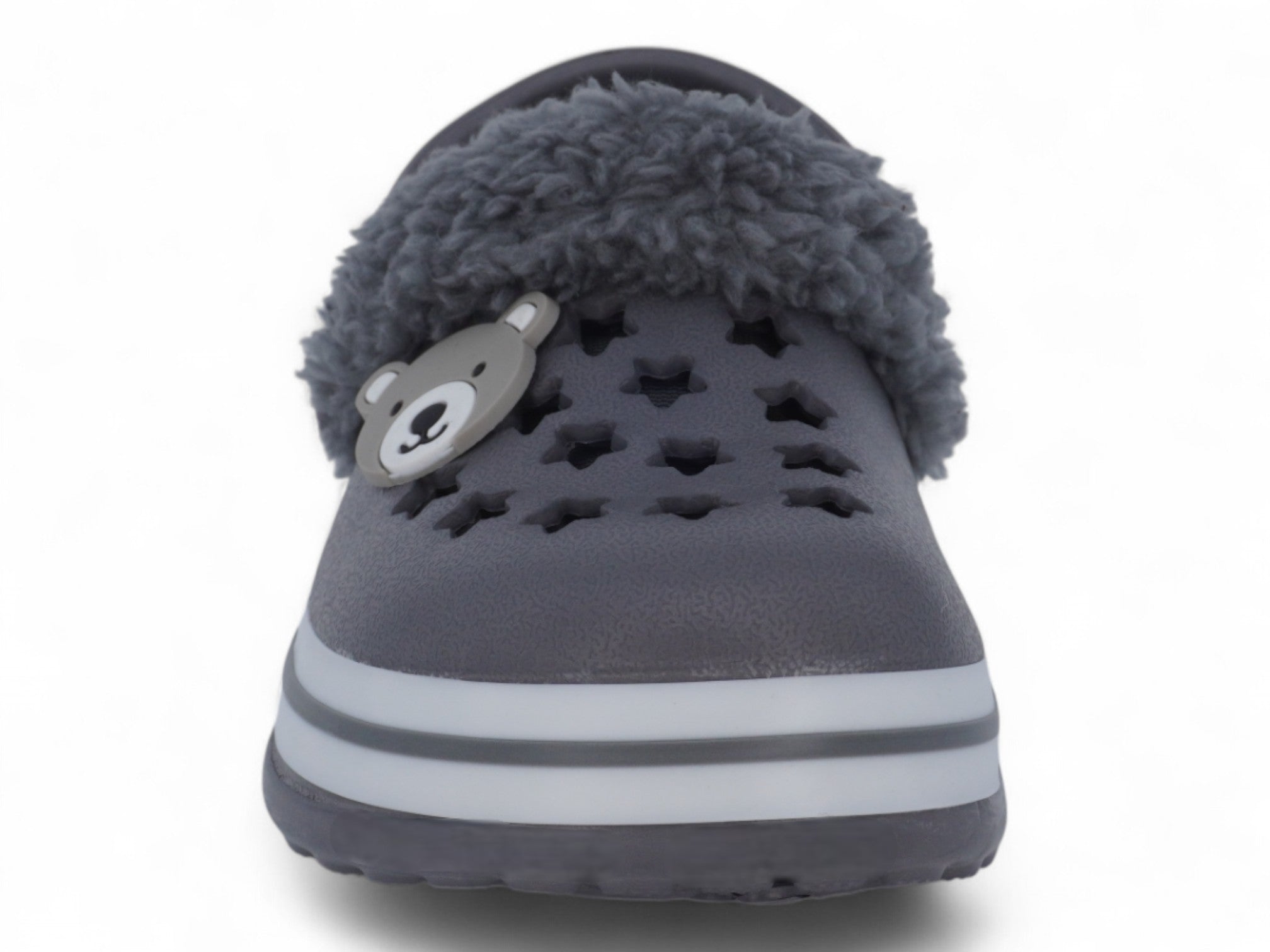 Boys' Gray Bear Clog