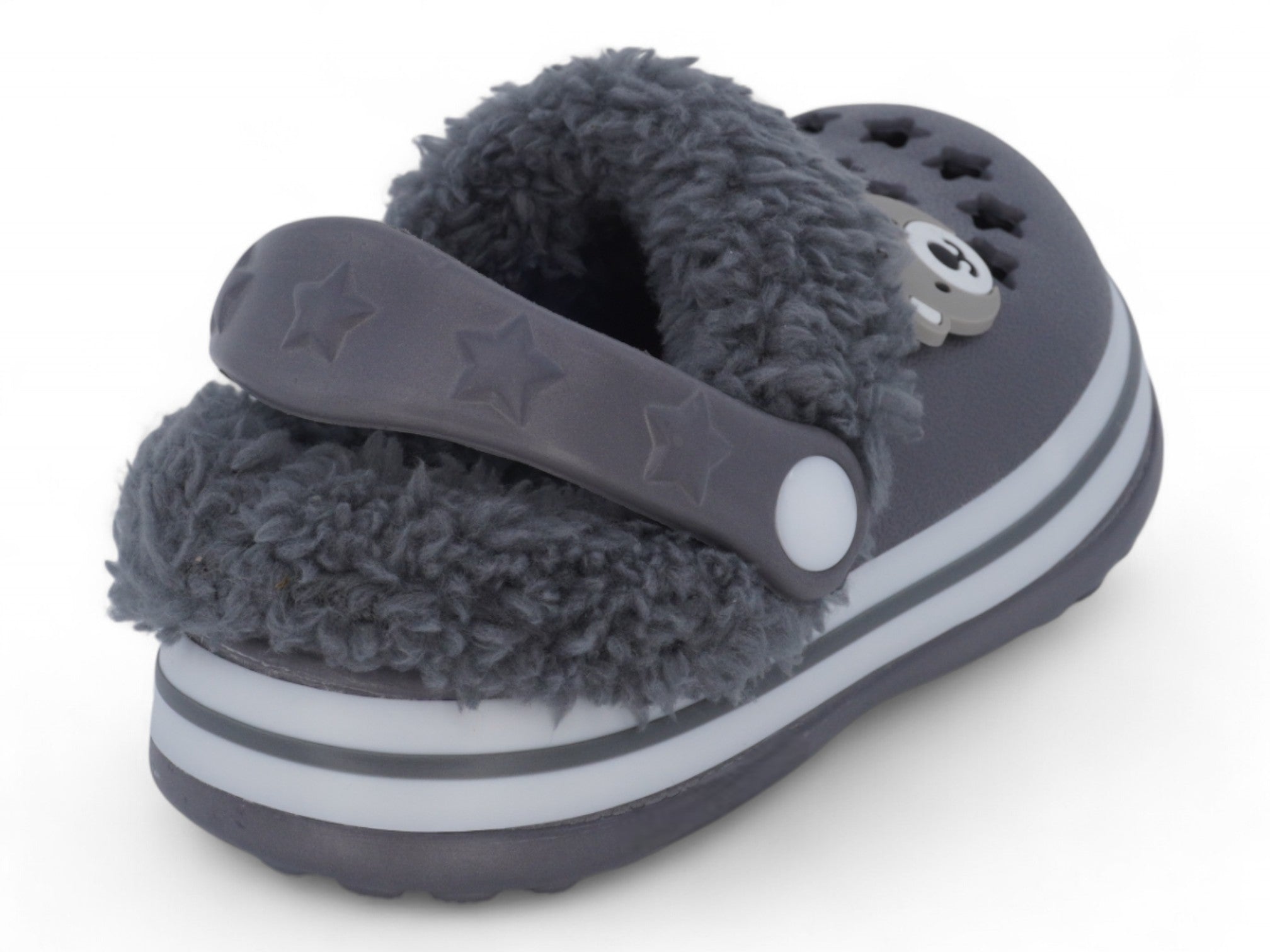Boys' Gray Bear Clog