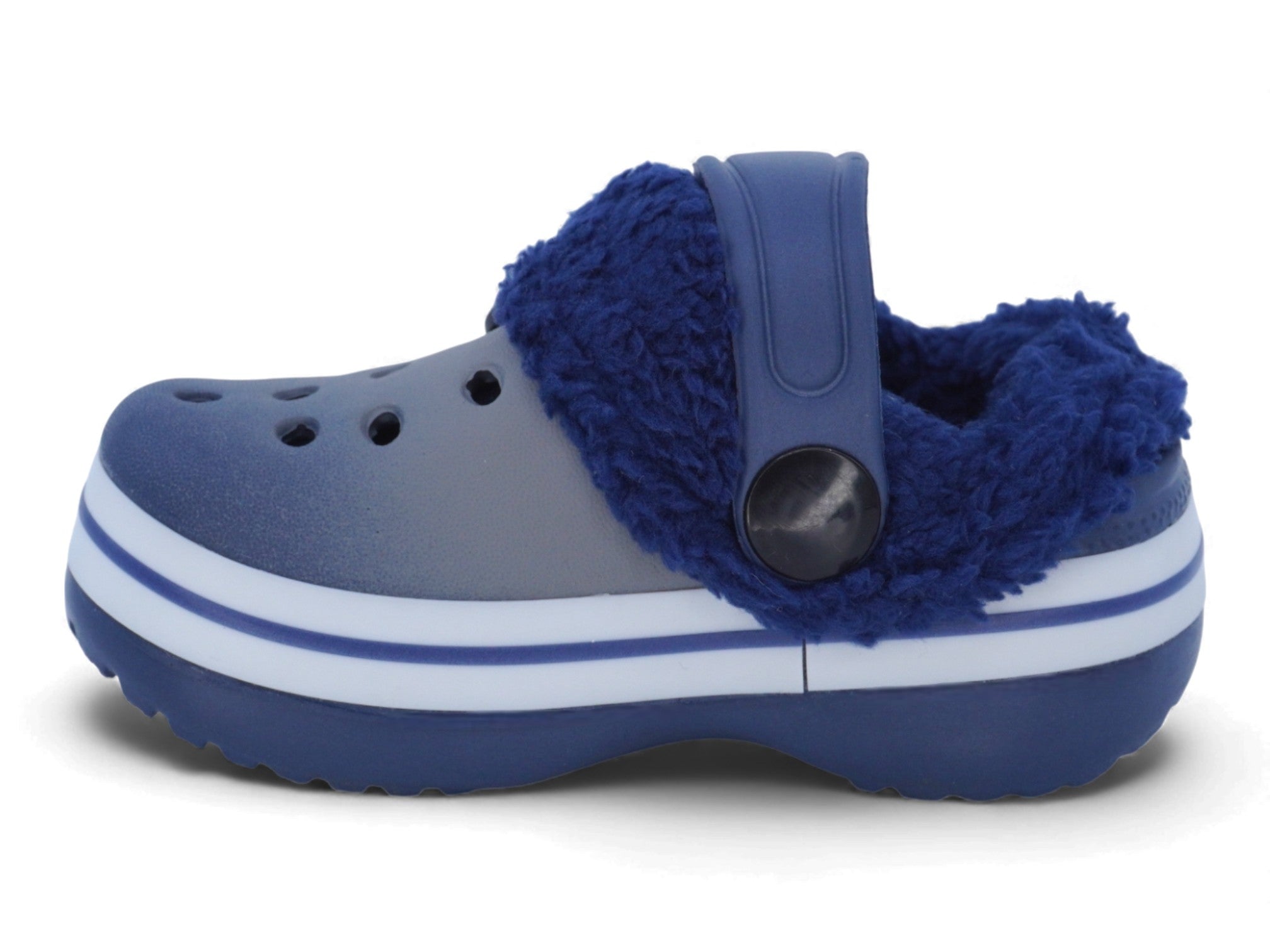 Toddler Blue Video Game Fleece-Lined Clog