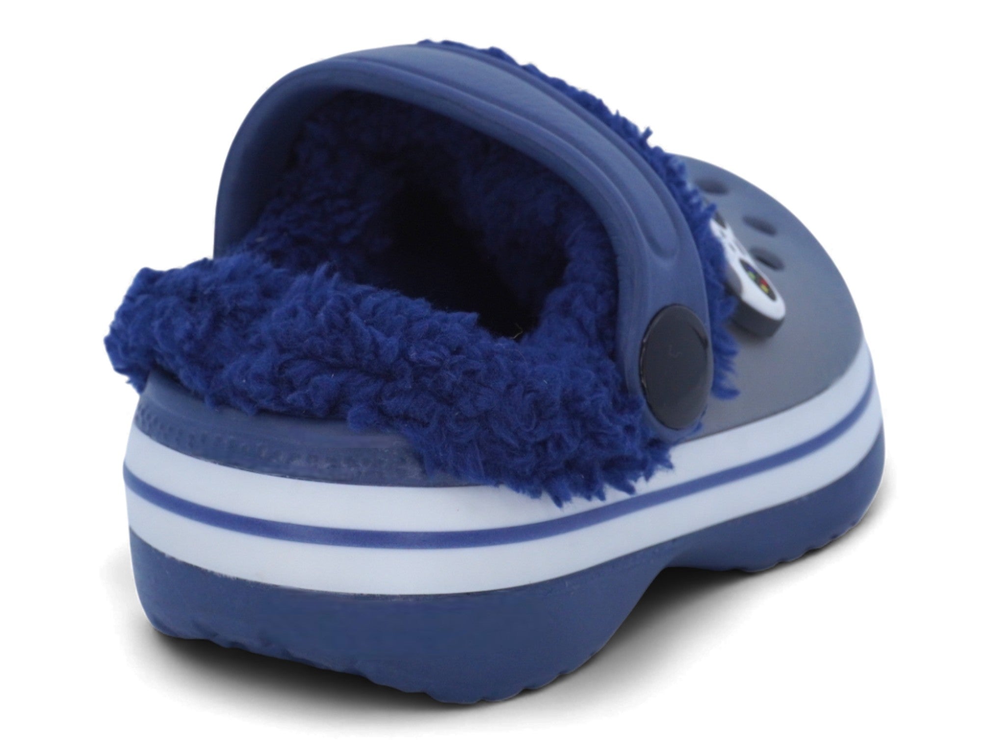 Toddler Blue Video Game Fleece-Lined Clog