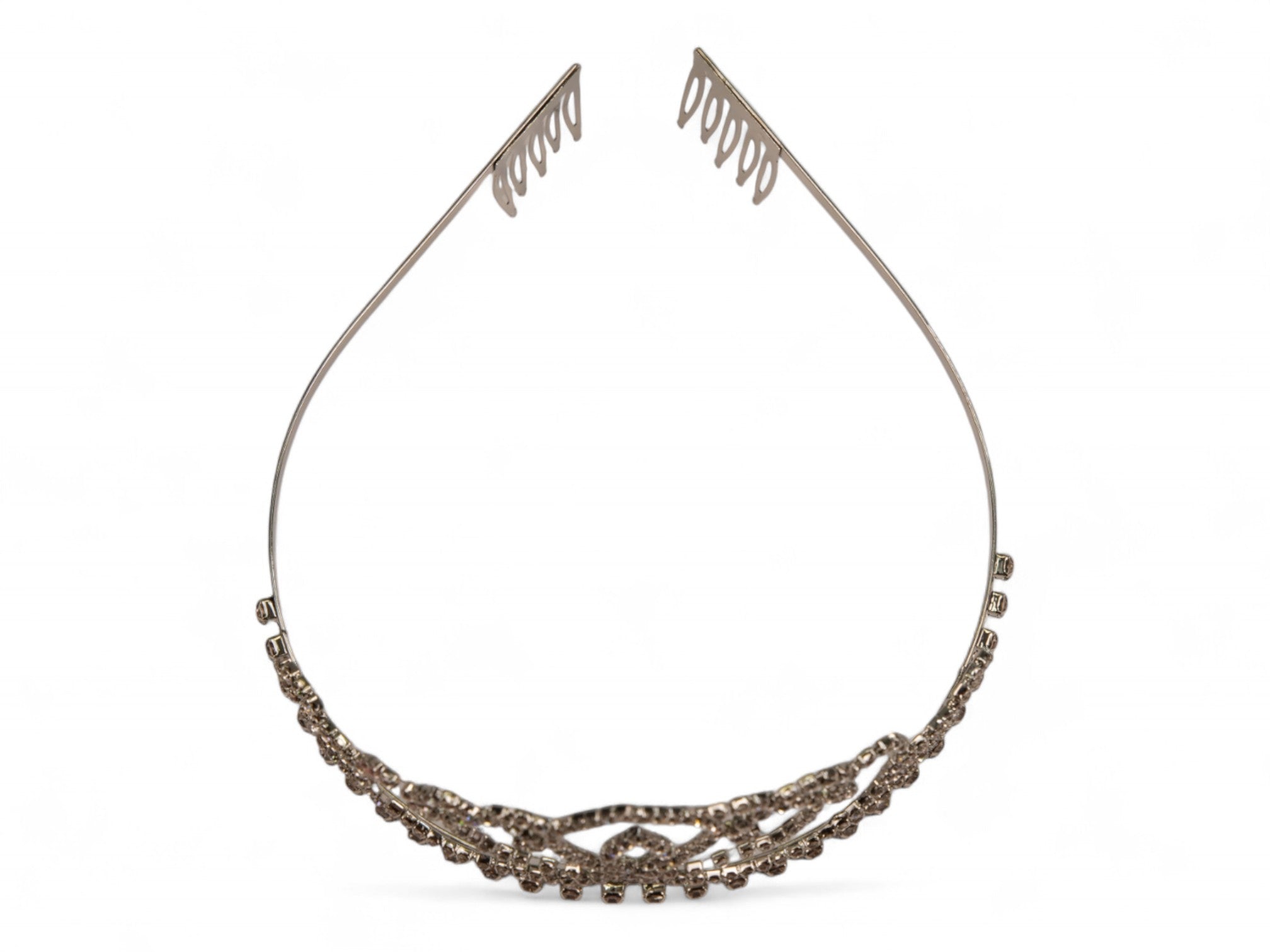 Silver Rhinestone Tiara