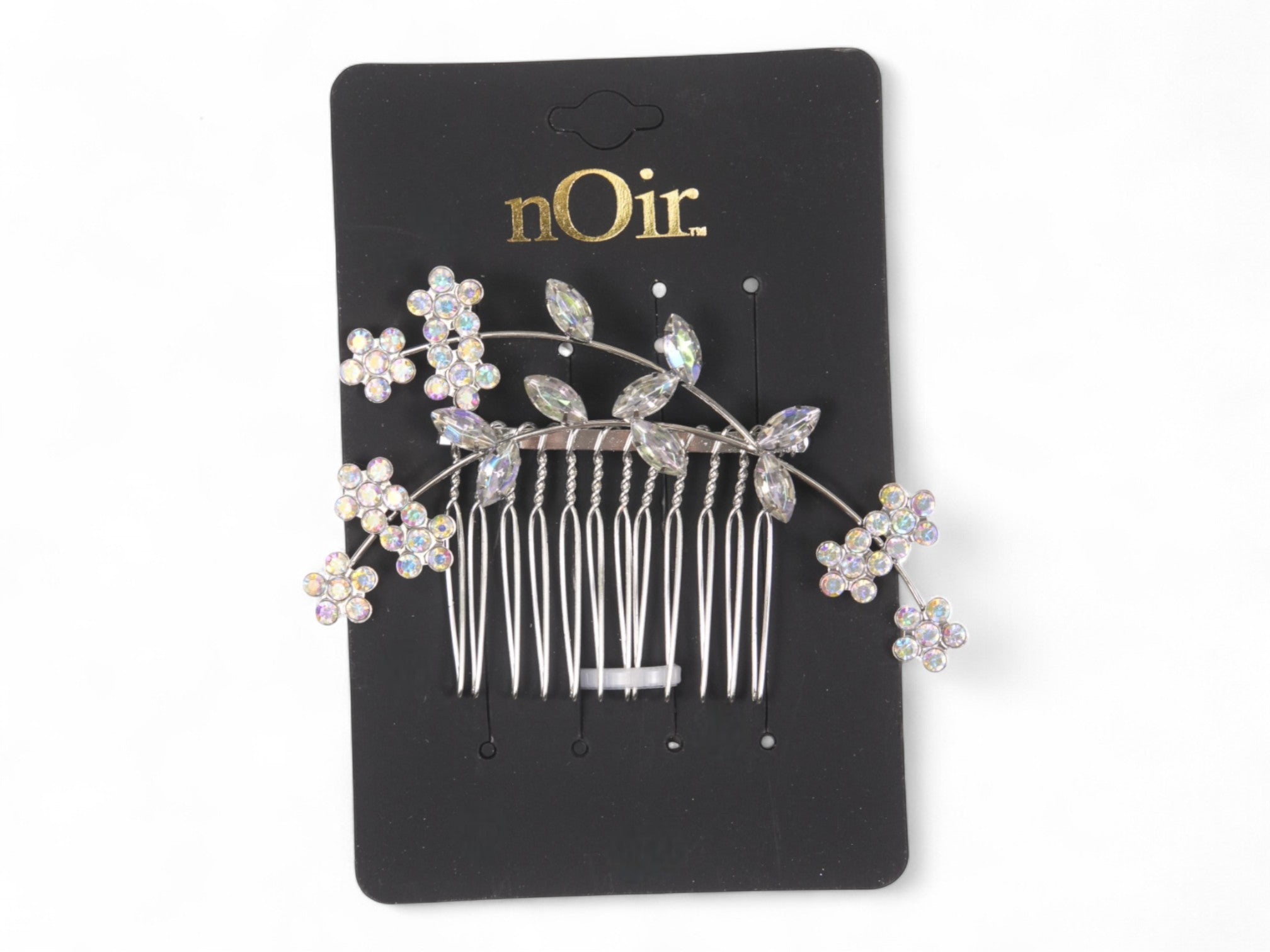 Silver Vine Hair Comb