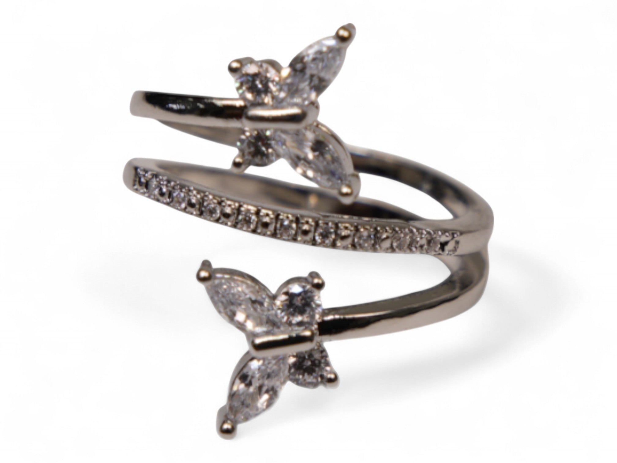 Silver Butterfly Ring