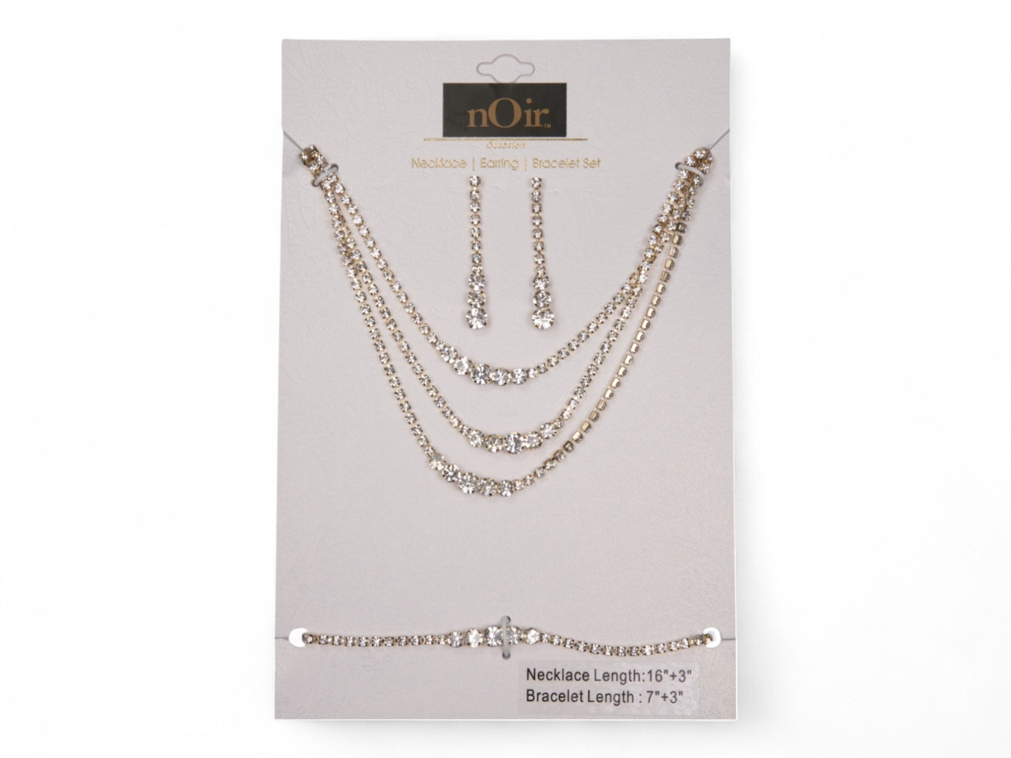 Gold Necklace & Earring Set