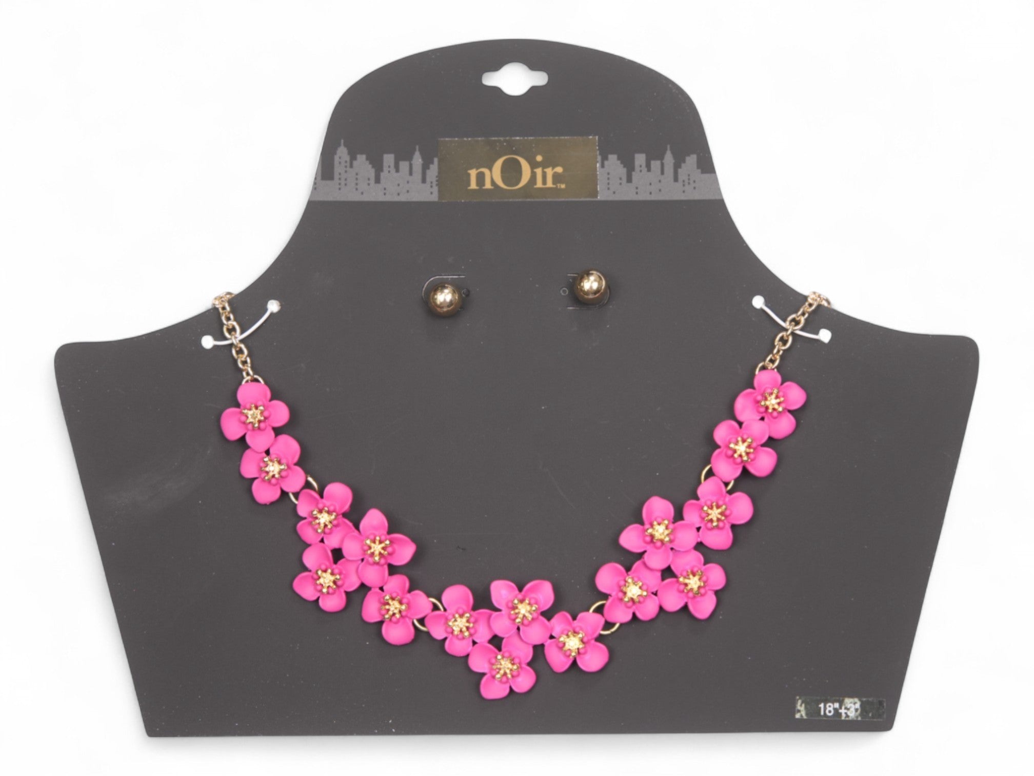 Flower Necklace & Earring Set