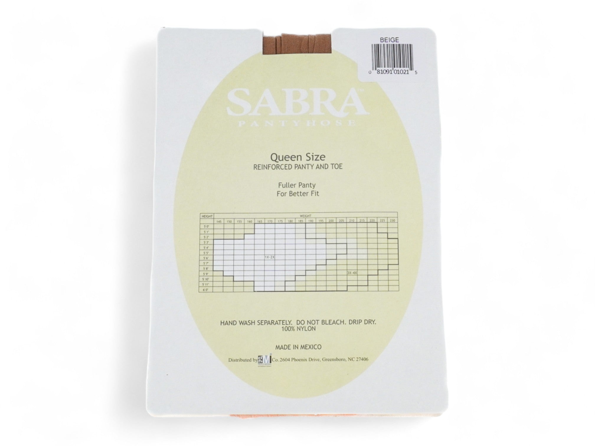 Queen Size Pantyhose - Beige