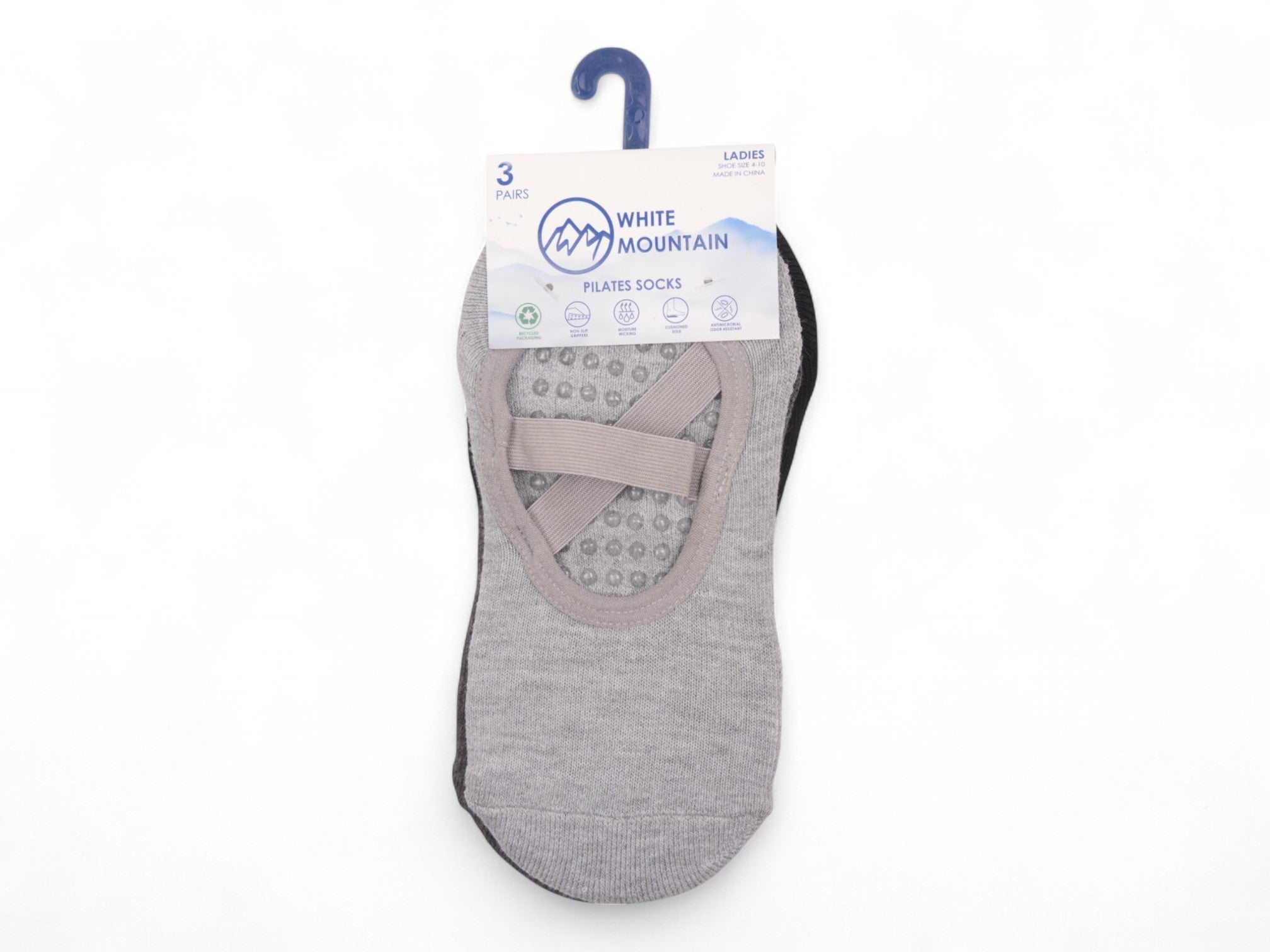 Women's Ballet Pilates Socks - 3 Pairs