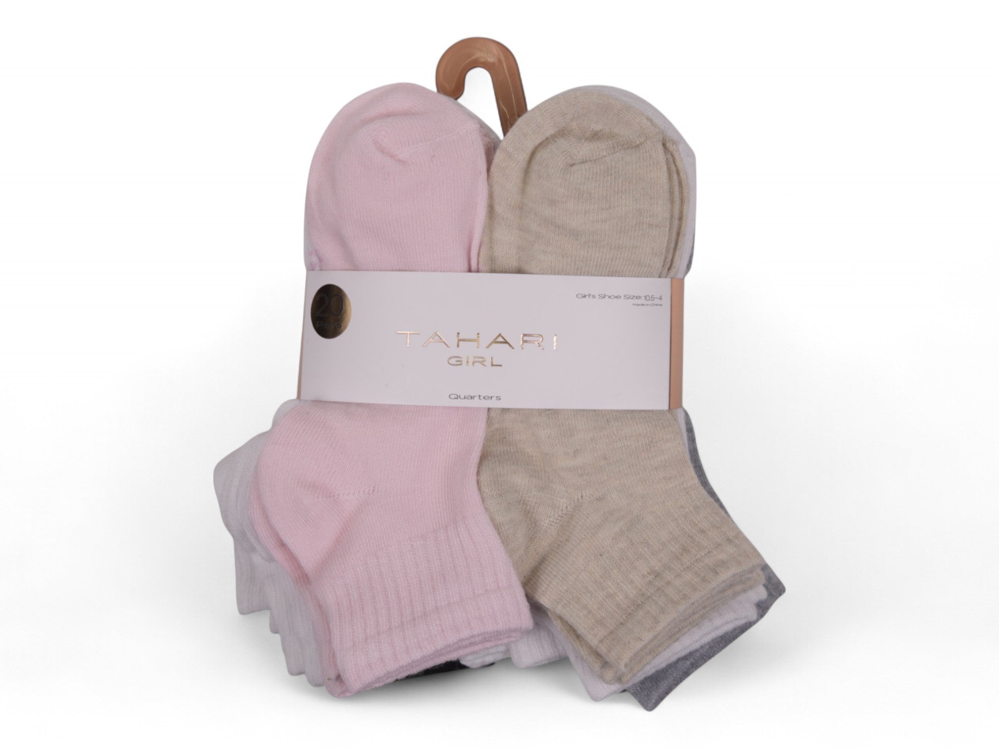 Tahari Girls 20 pairs quarter socks