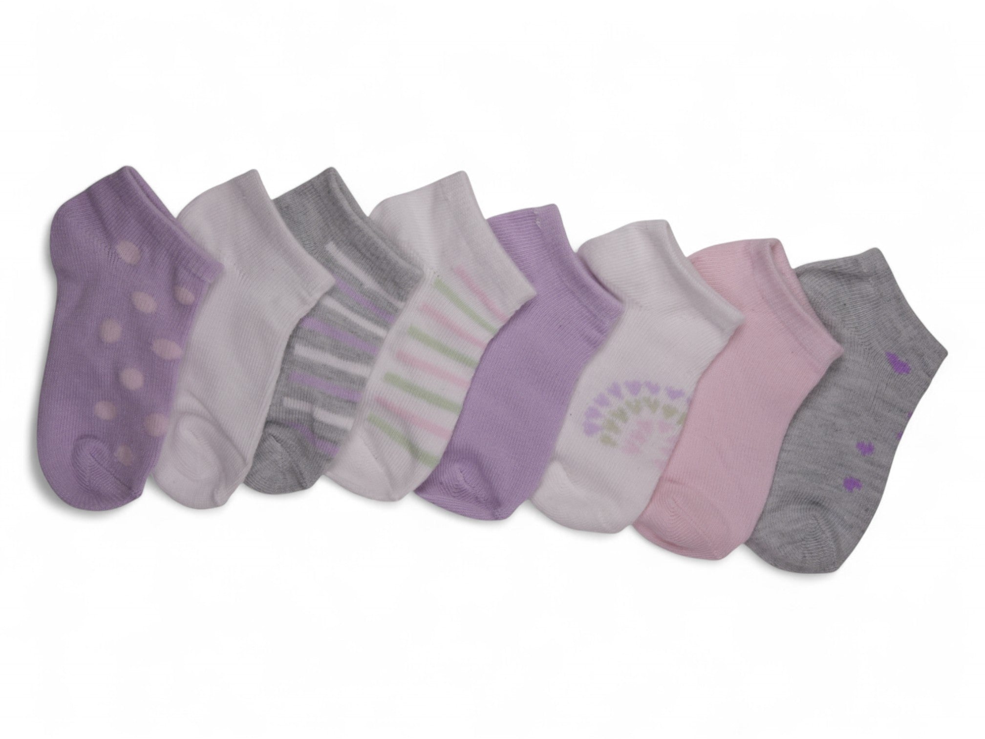Girls Multicolor 2-4T Low Cut Socks