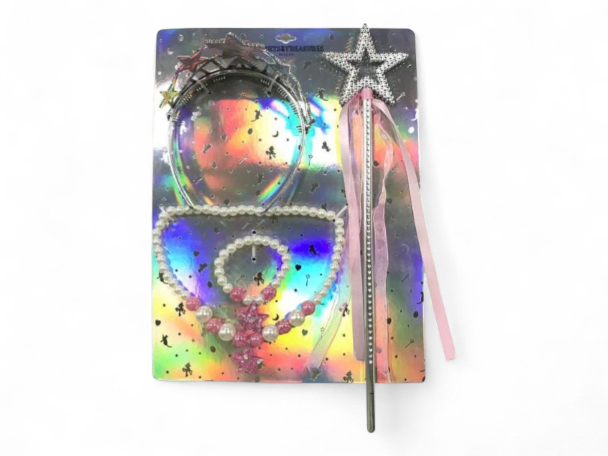 4 PC Crown and Jewelry Set