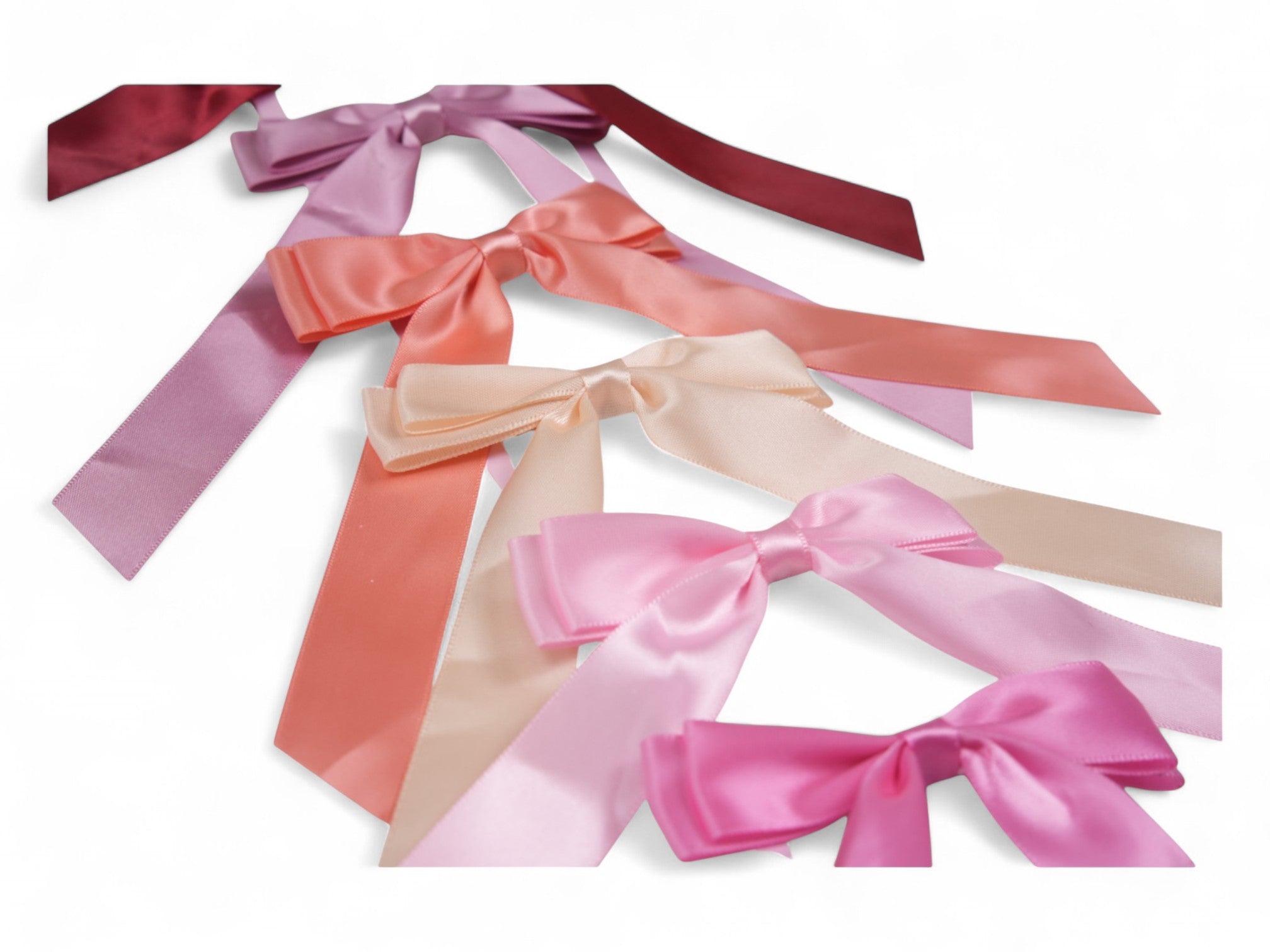 Girls Longtail Bows- 7 PK