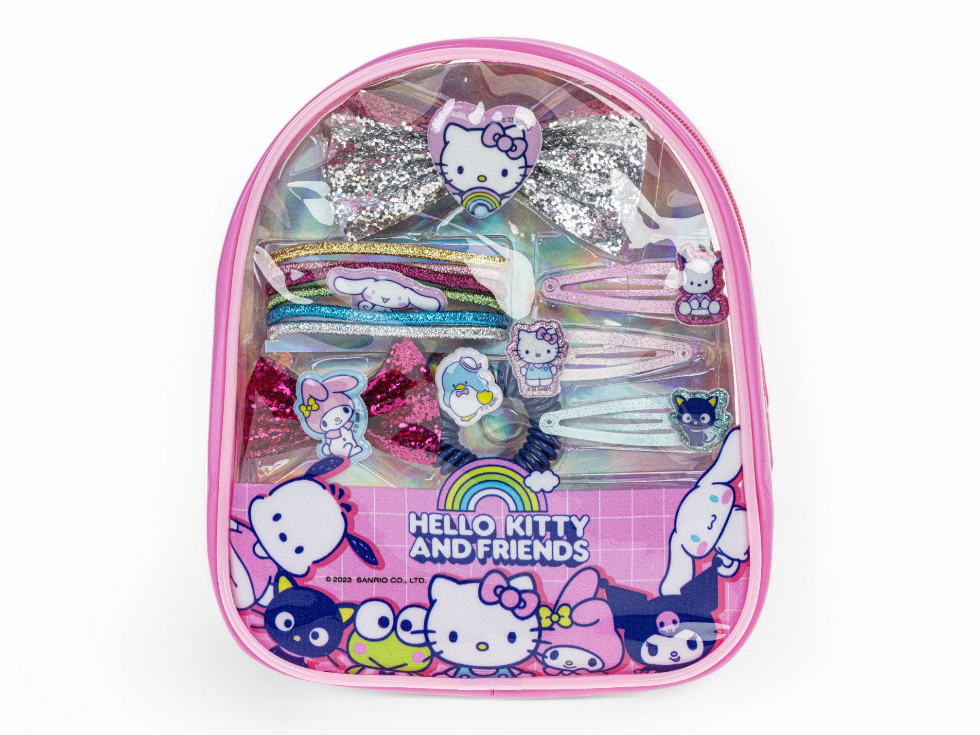 Hello Kitty and Friends mini backpack hair accessories set