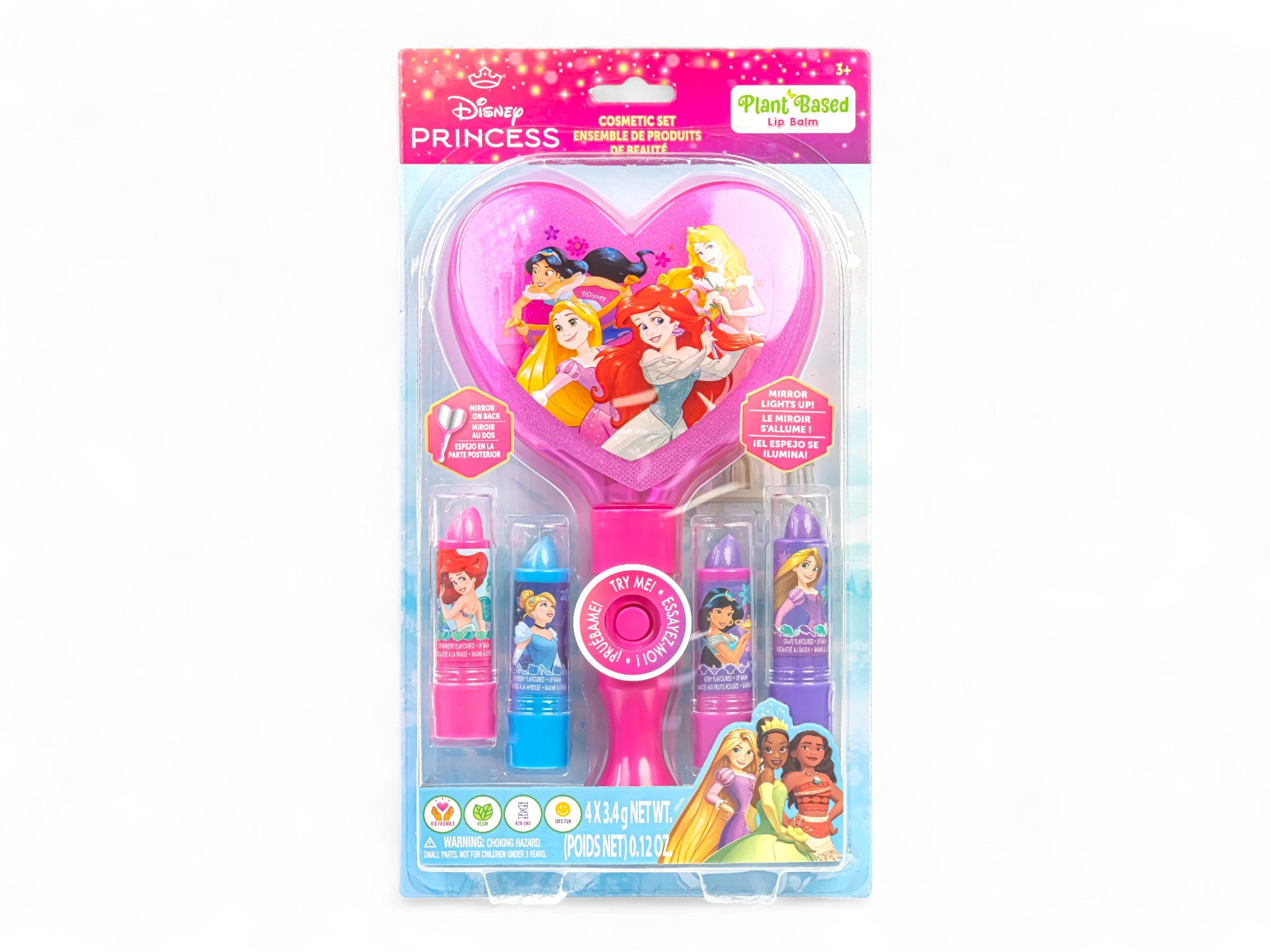 Disney Princess Sparkly Lip Balm and Mirror