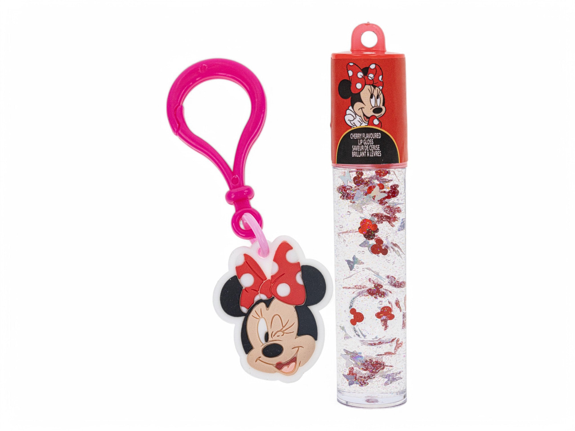 Minnie Mouse lip gloss key chain