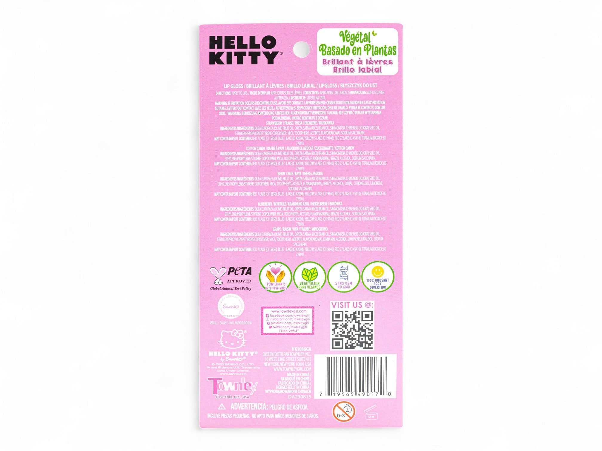 Hello Kitty 5PK Lipgloss
