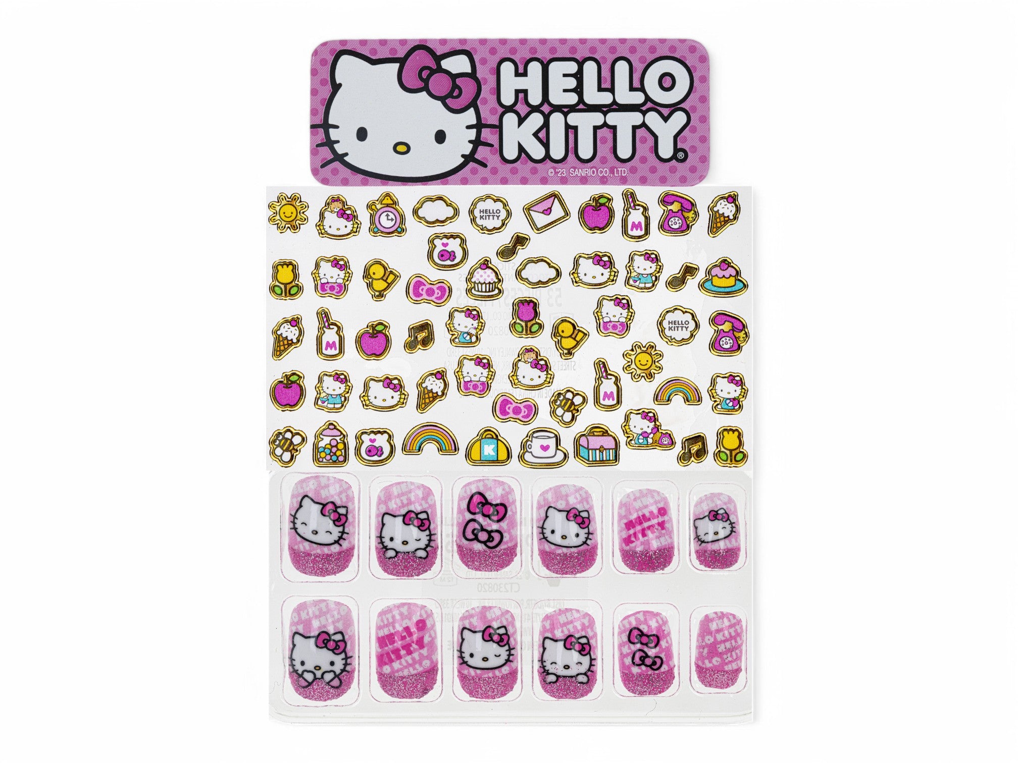 Hello Kitty 66PC Nail Set