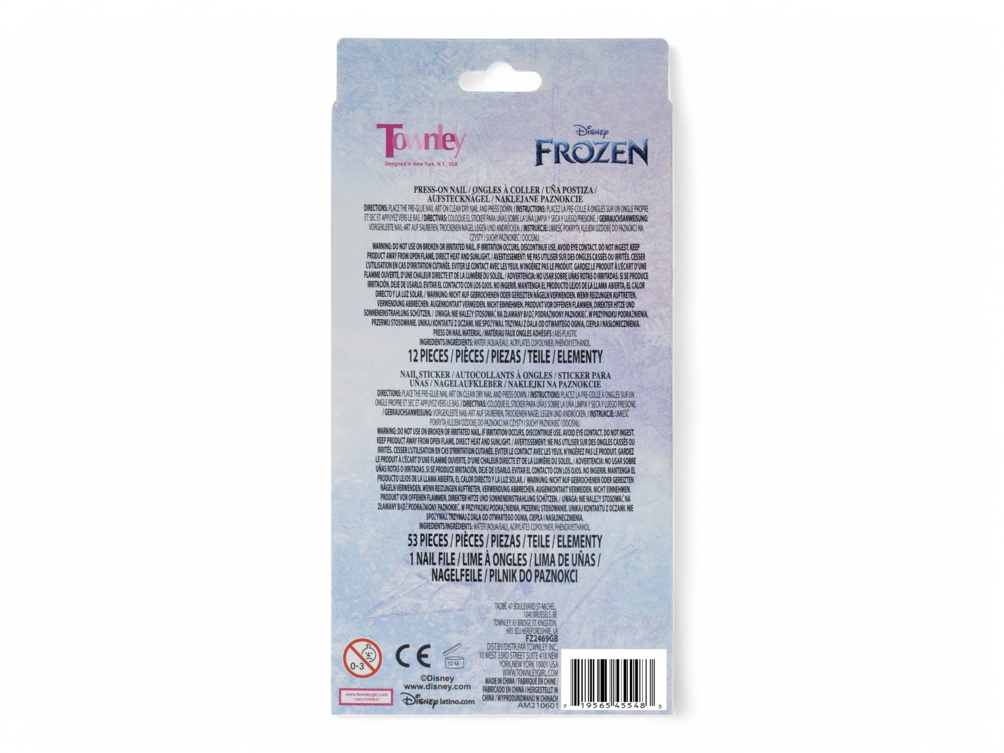 Frozen Nail & Sticker Set