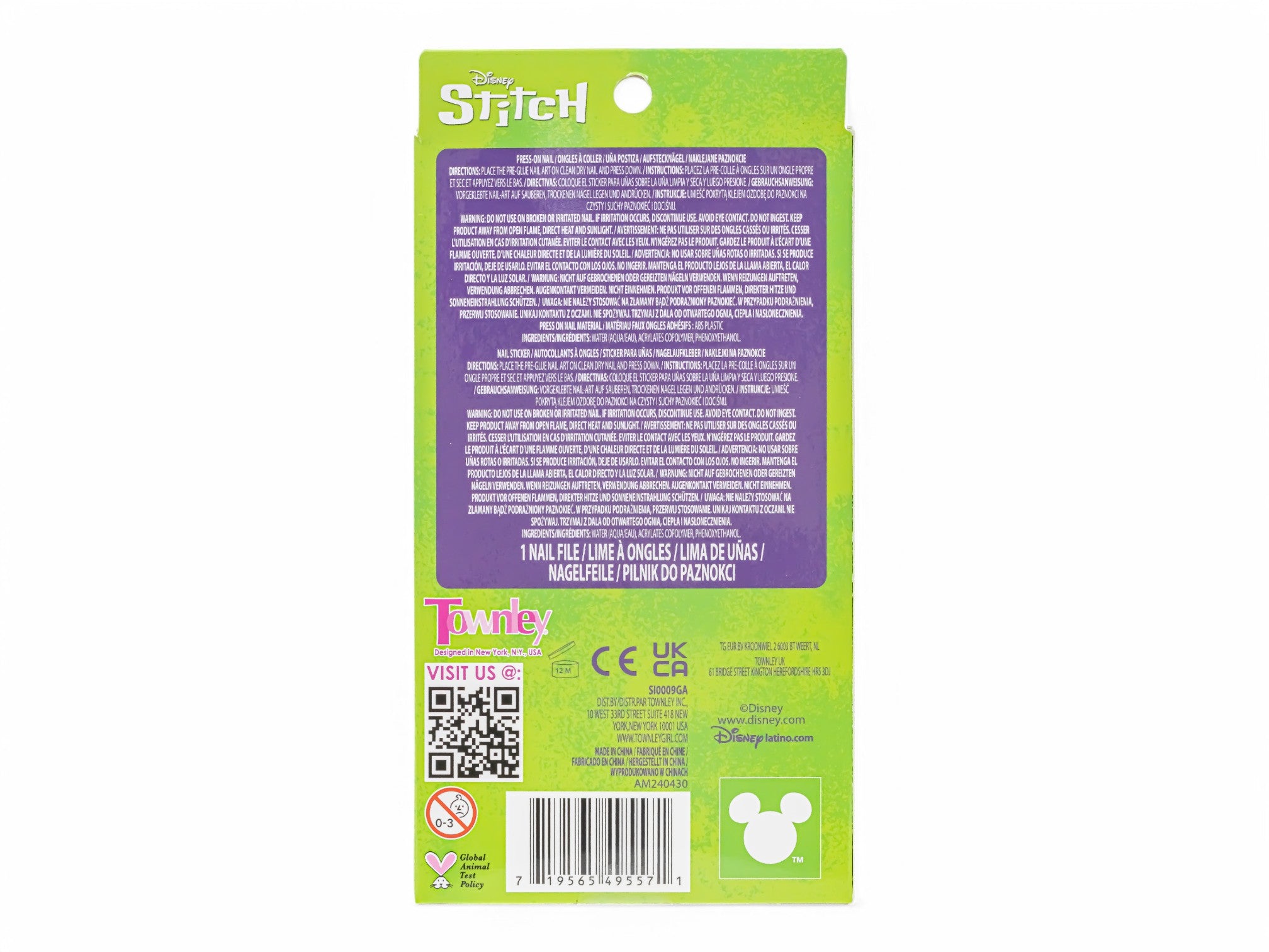 Stich Nail & Stcker Set