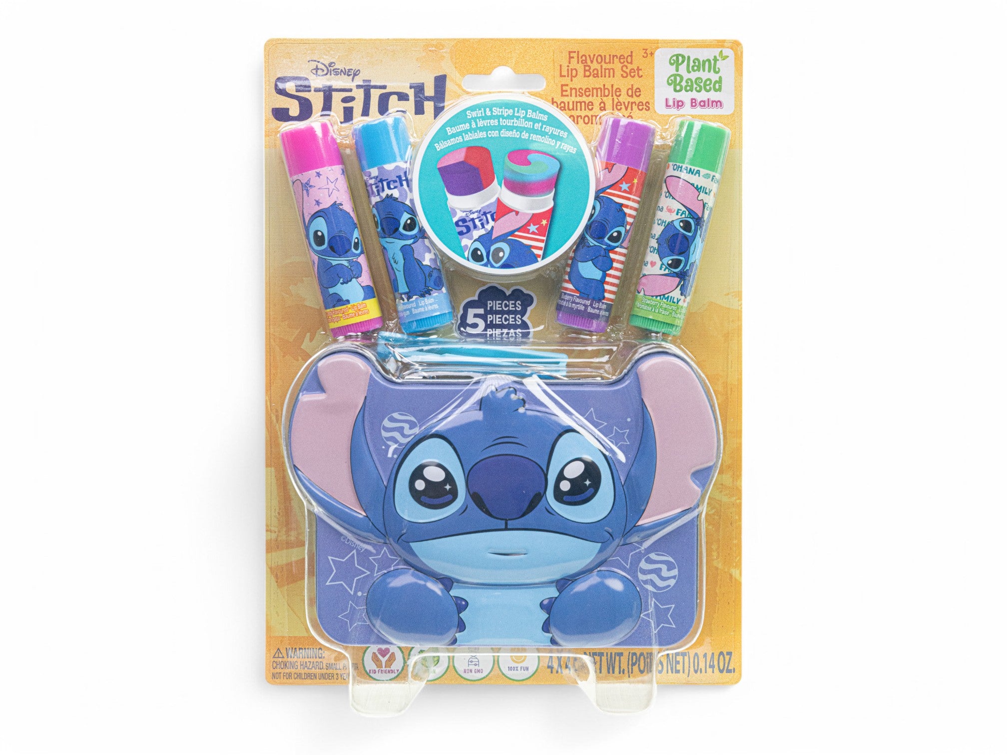 Stitch 4PK Lip Balm Tin Set