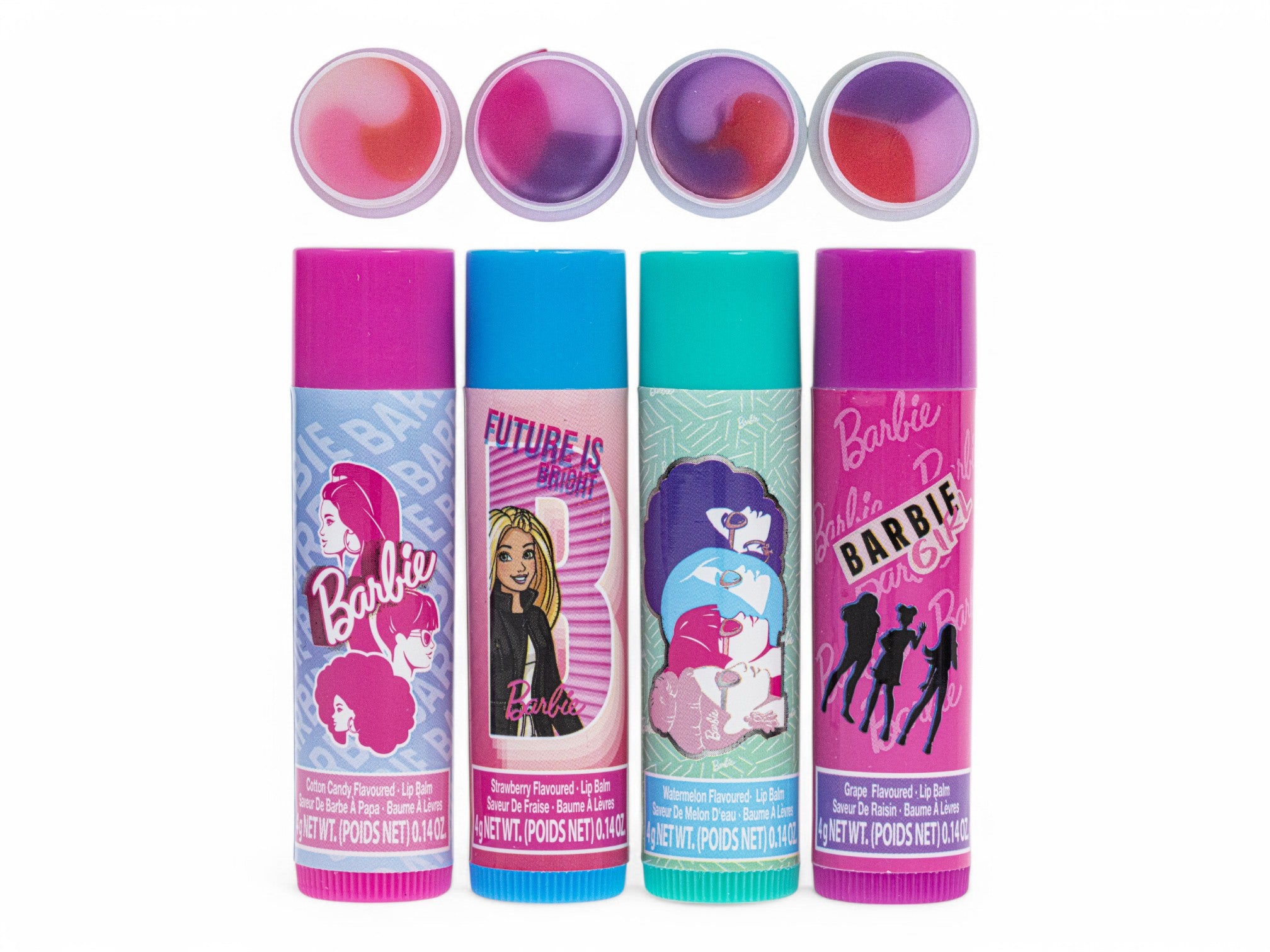 Barbie 4 PK Lip Balm