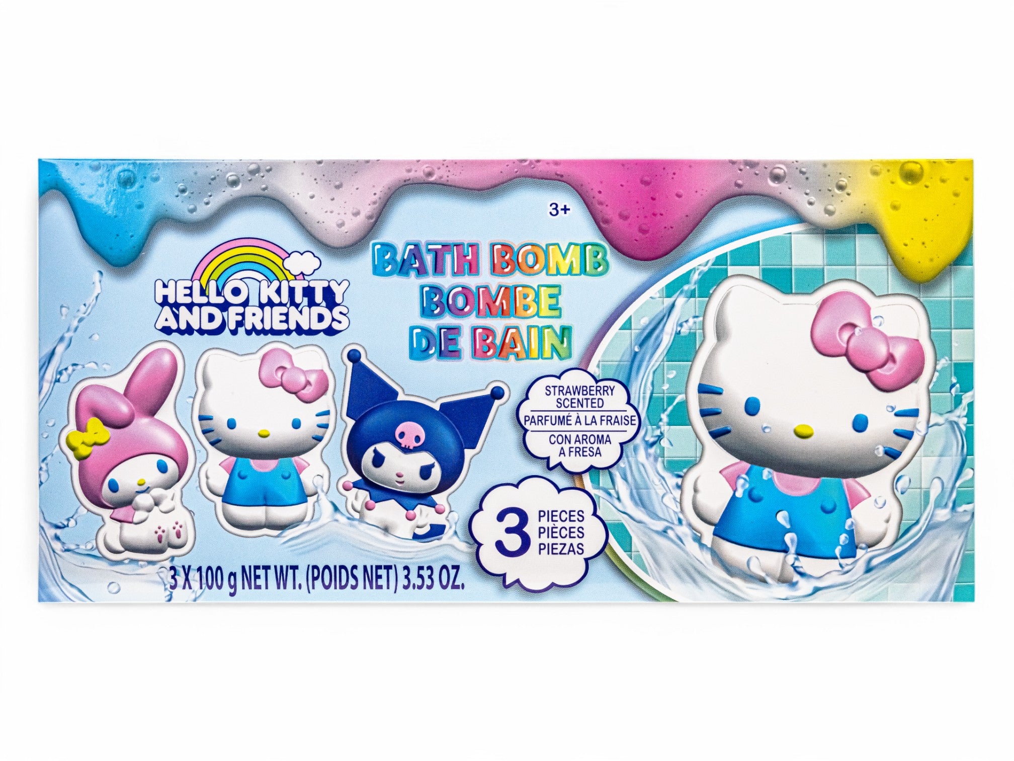 Hello Kitty 3Pk Bath Bomb Set