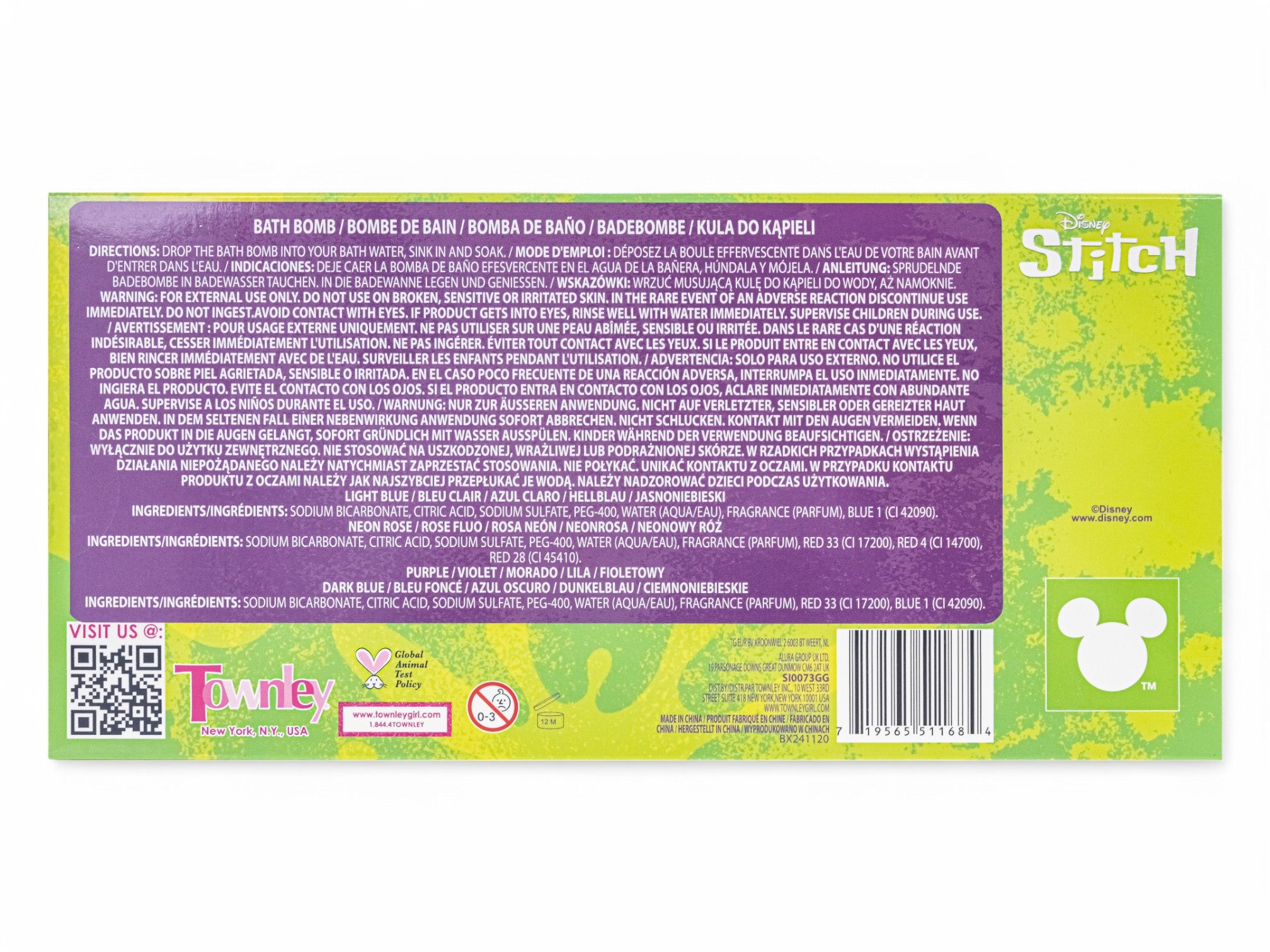 Stitch 3PK Bath Bomb Set