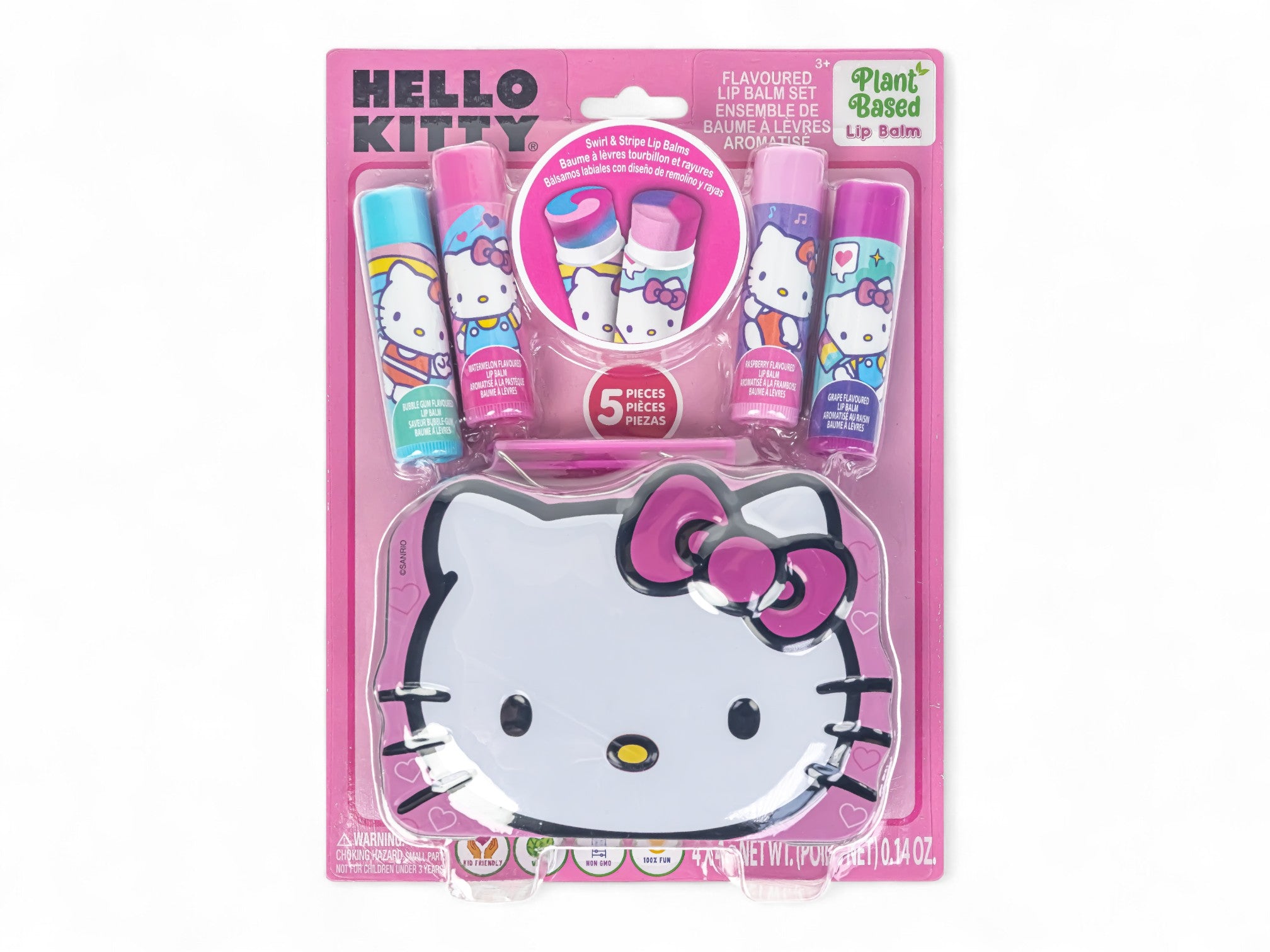 Hello Kitty 4 Pack Lip Balm Tin