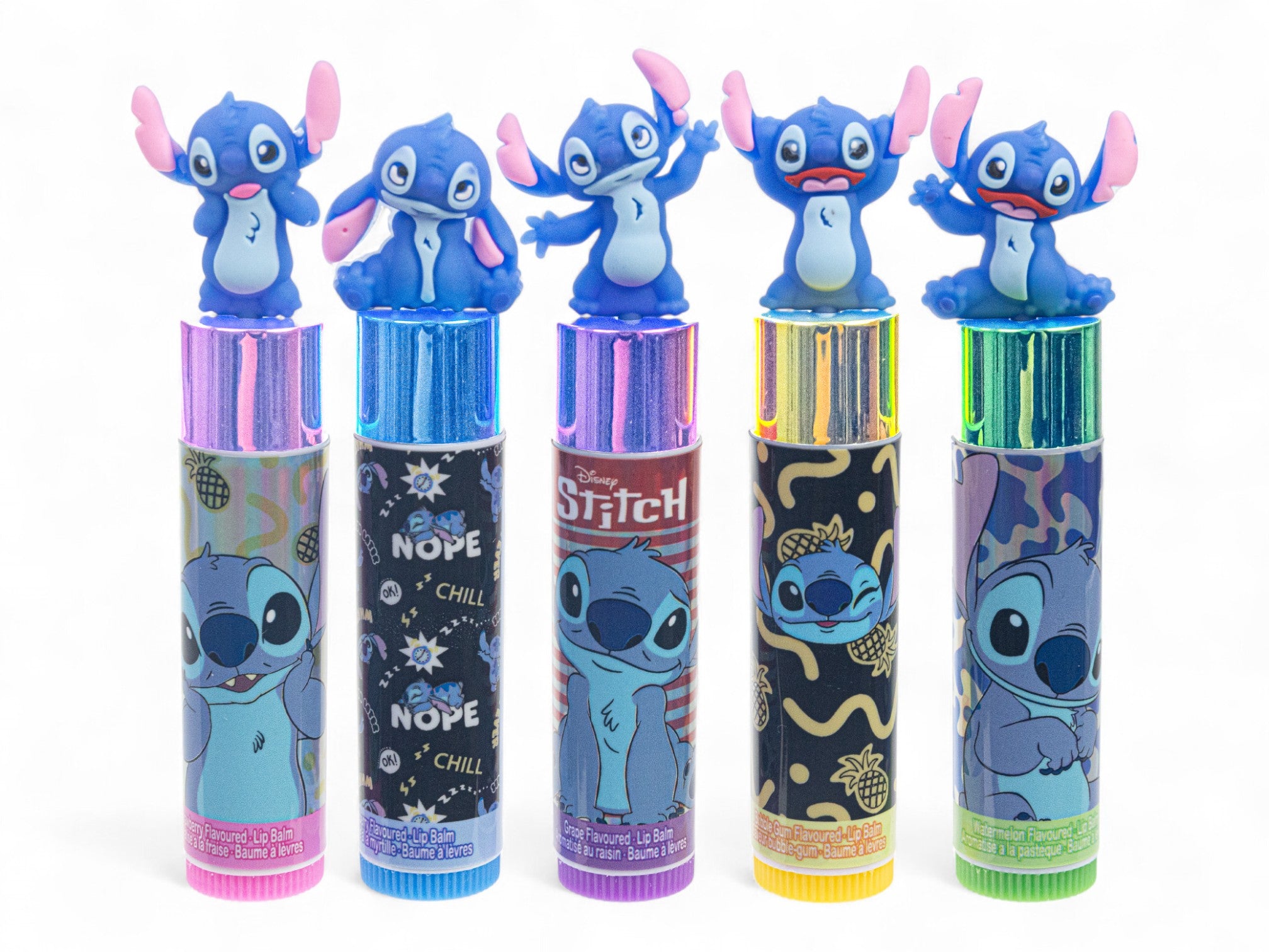 Stitch 5PK Lip Balms