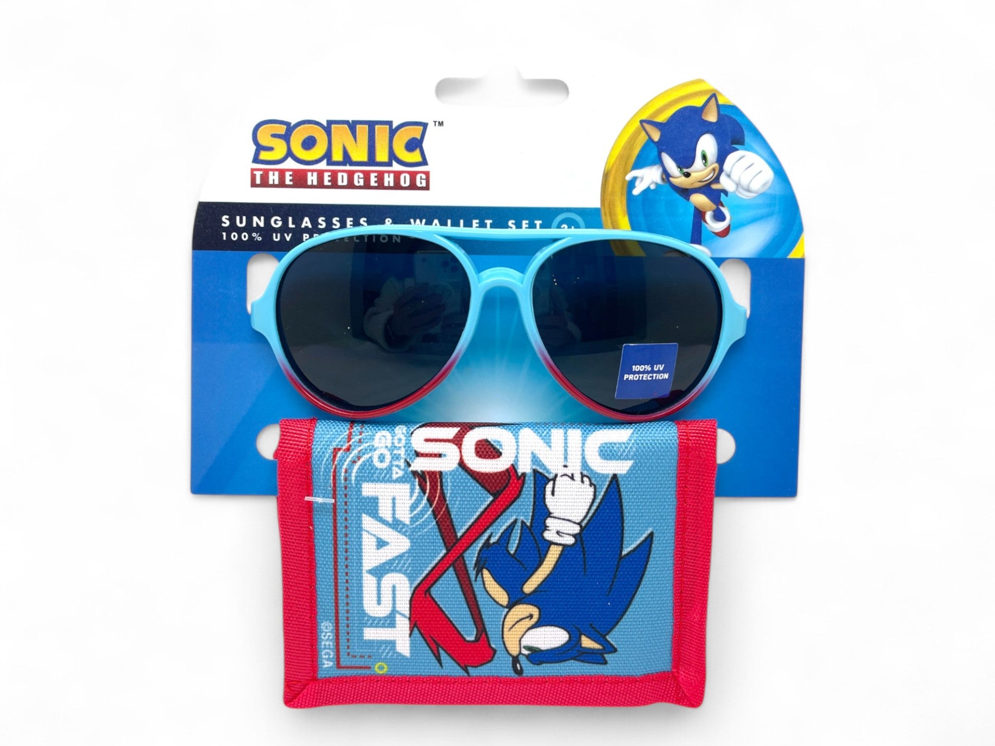 Sonic Sunglasses & Wallet Set