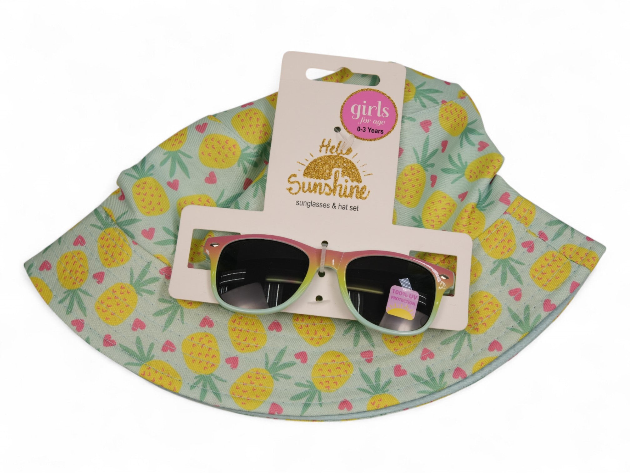 Heart Hat & Sunglass Set