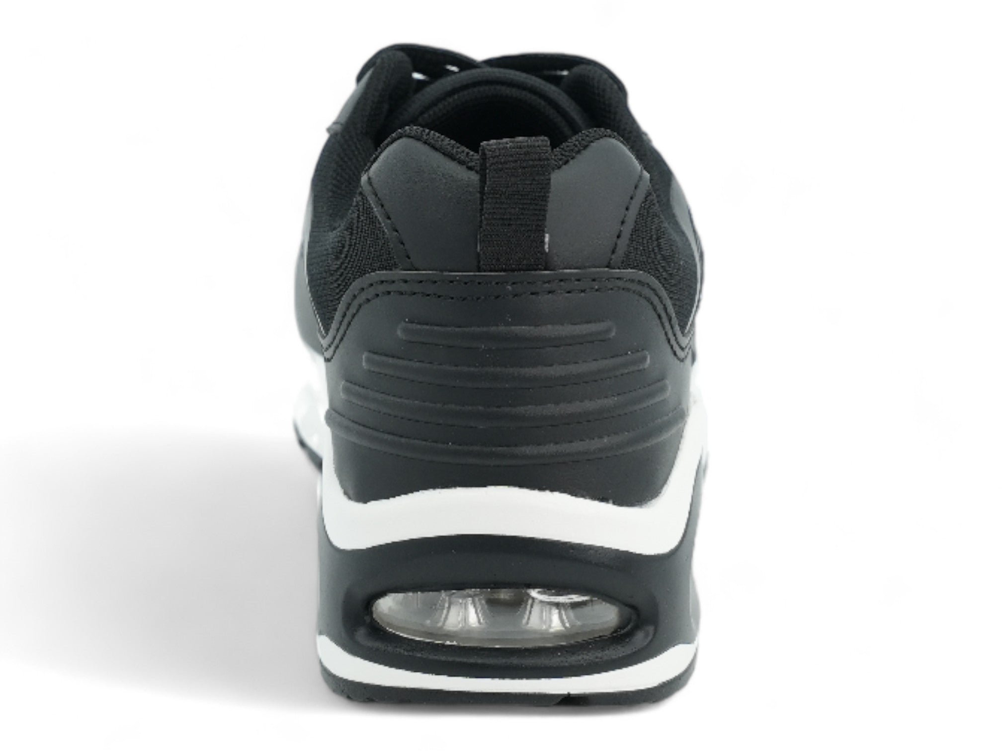 Women's Black & White Bubble Athletic Sneaker