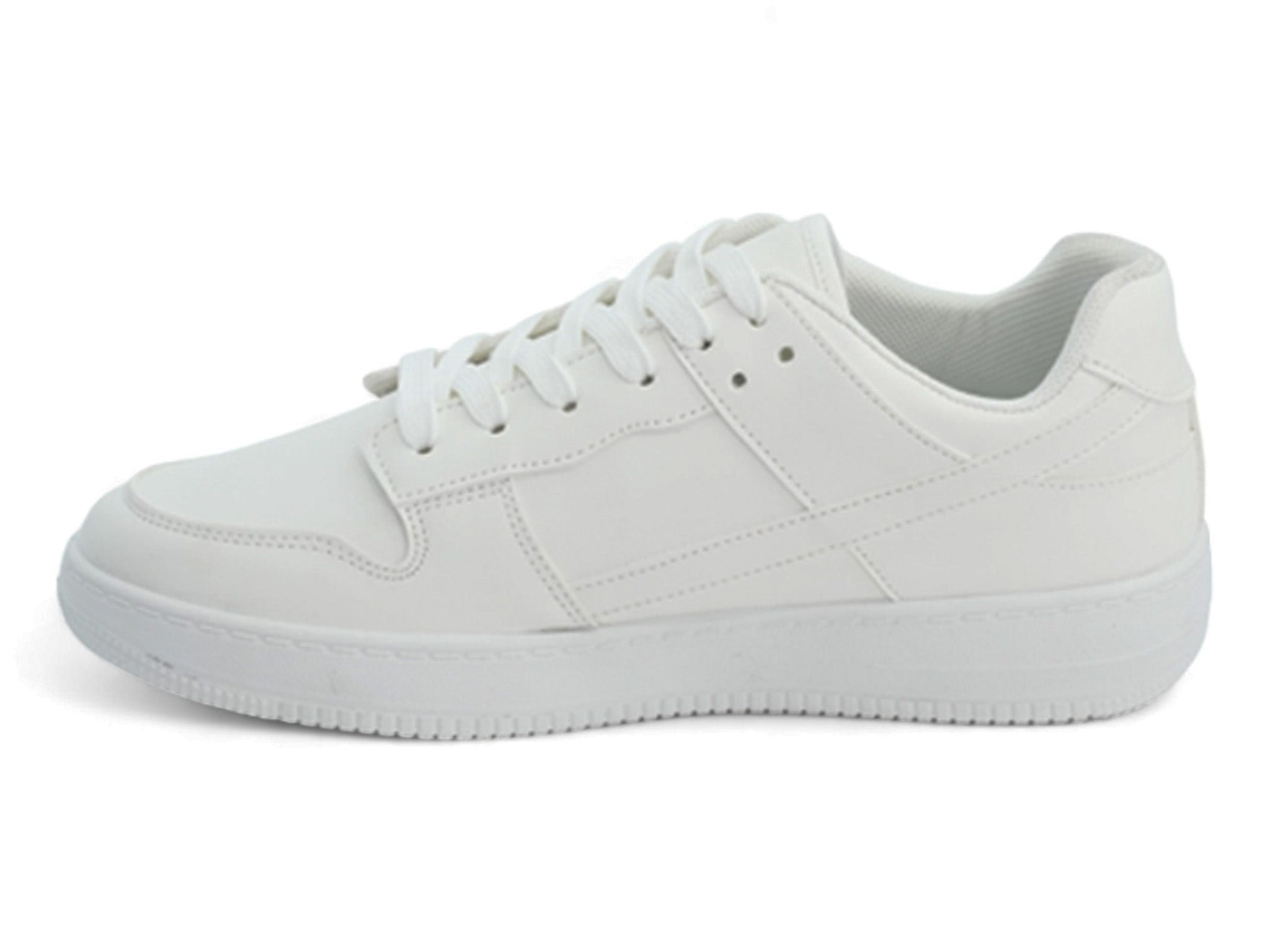 Women's White Court Side Sneaker