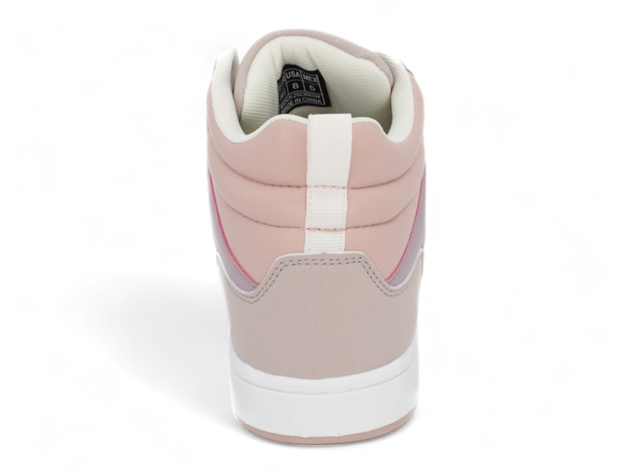 Women's Mauve & Pink High Top Sneaker