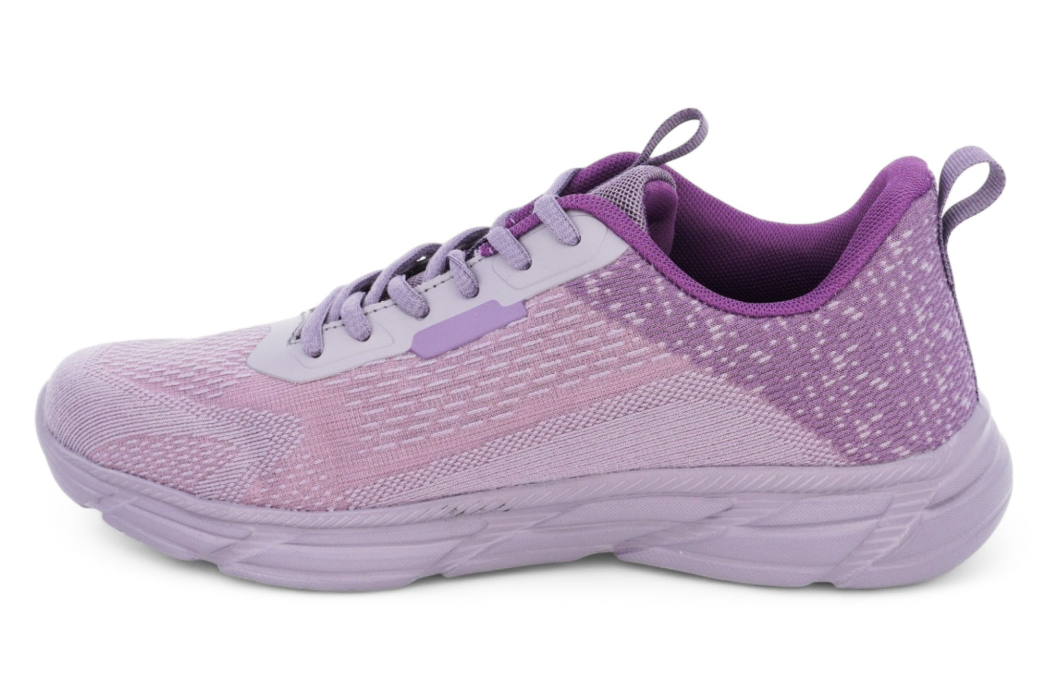Women's Purple Slim Flyknit Athletic Sneaker
