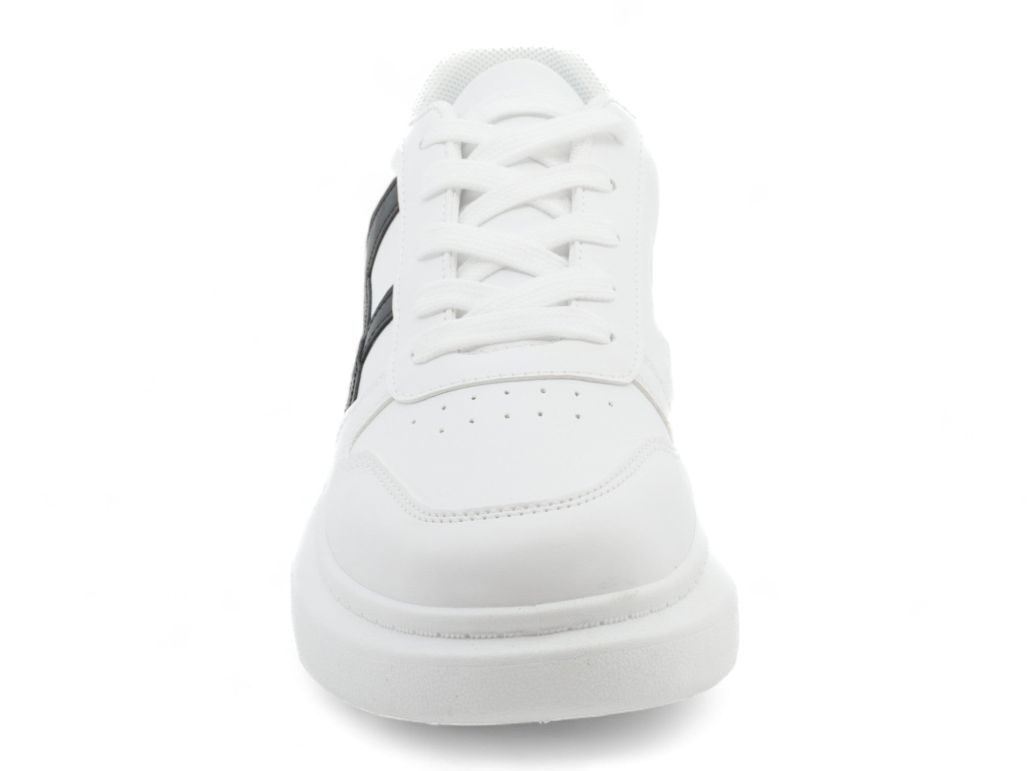Women's White & Black Casual Sneaker