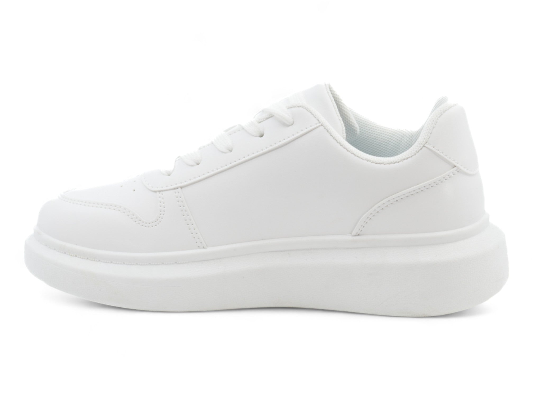Women's White & Black Casual Sneaker