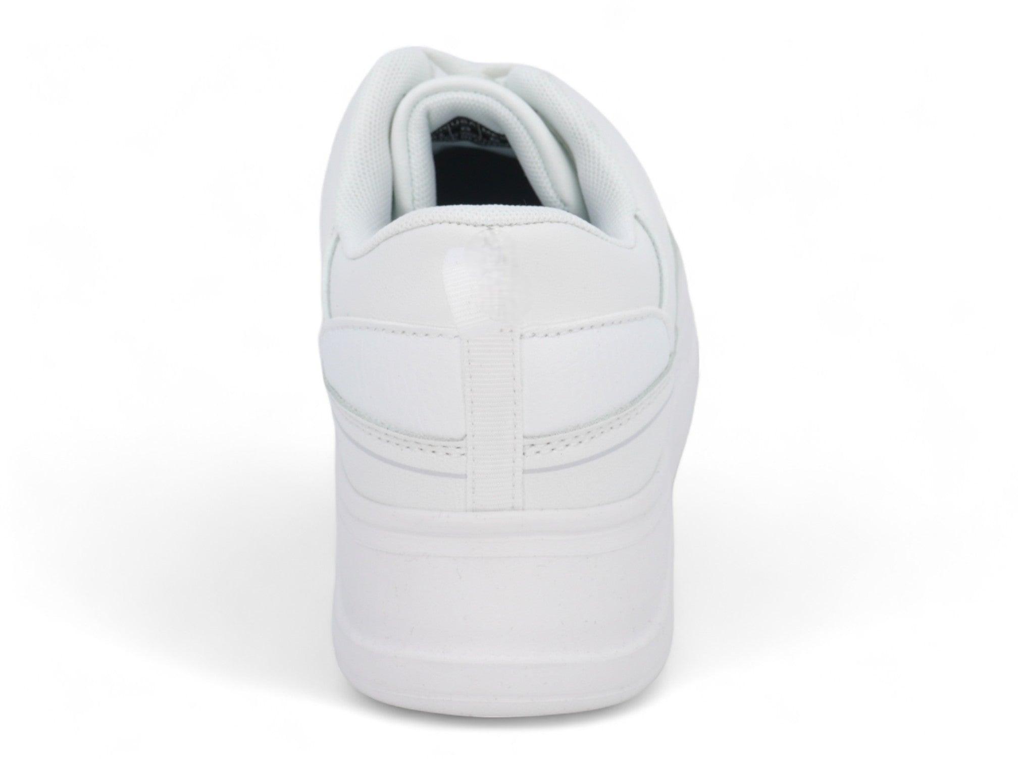 Women's White Comfort Platform Sneaker