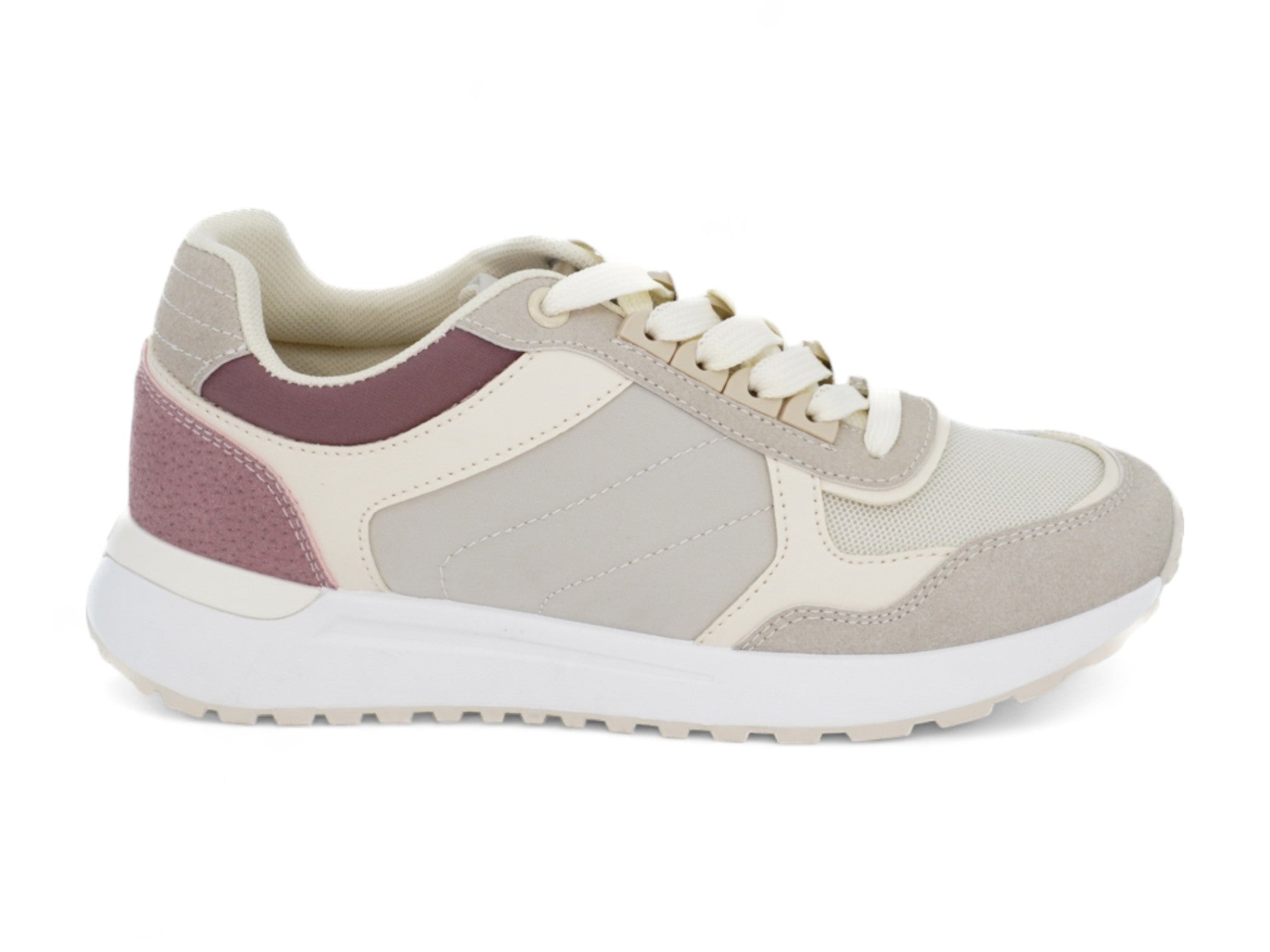 Women's Beige Tennis Sneaker