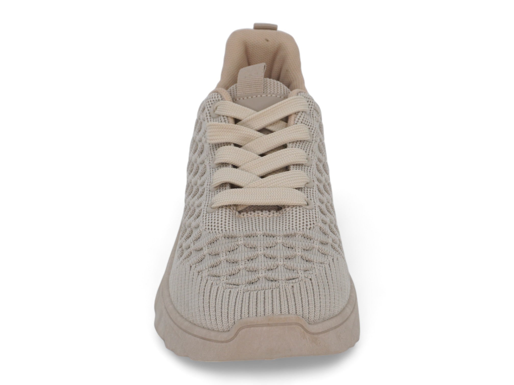 Women's Nude Textured Flyknit Sneaker