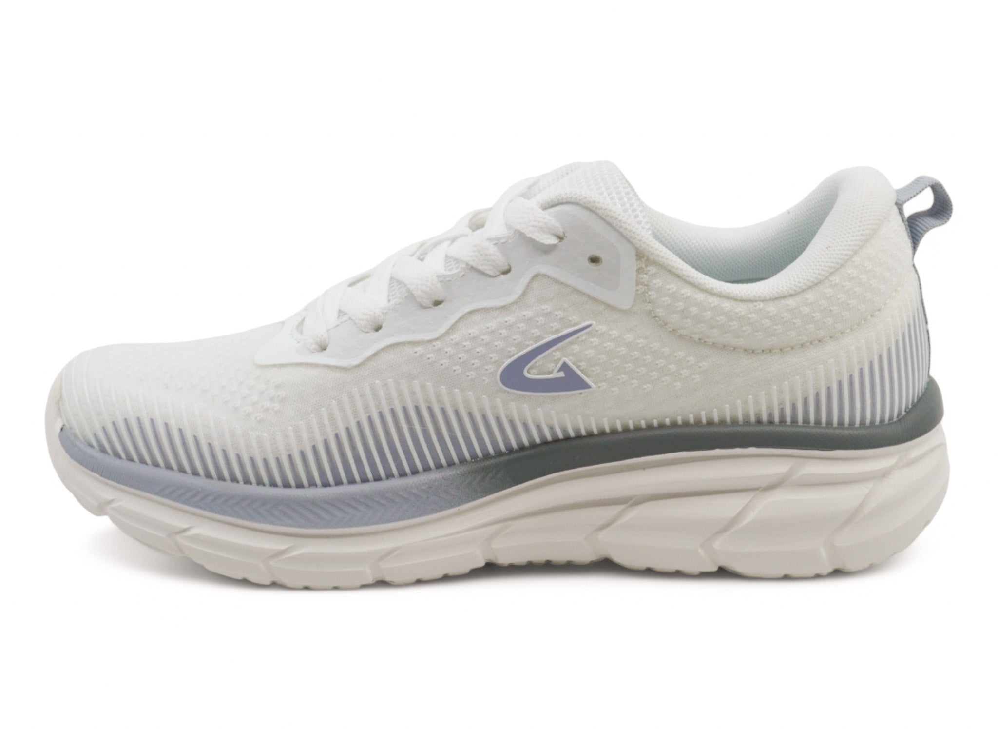 Women's White Low Cut Athletic Sneaker